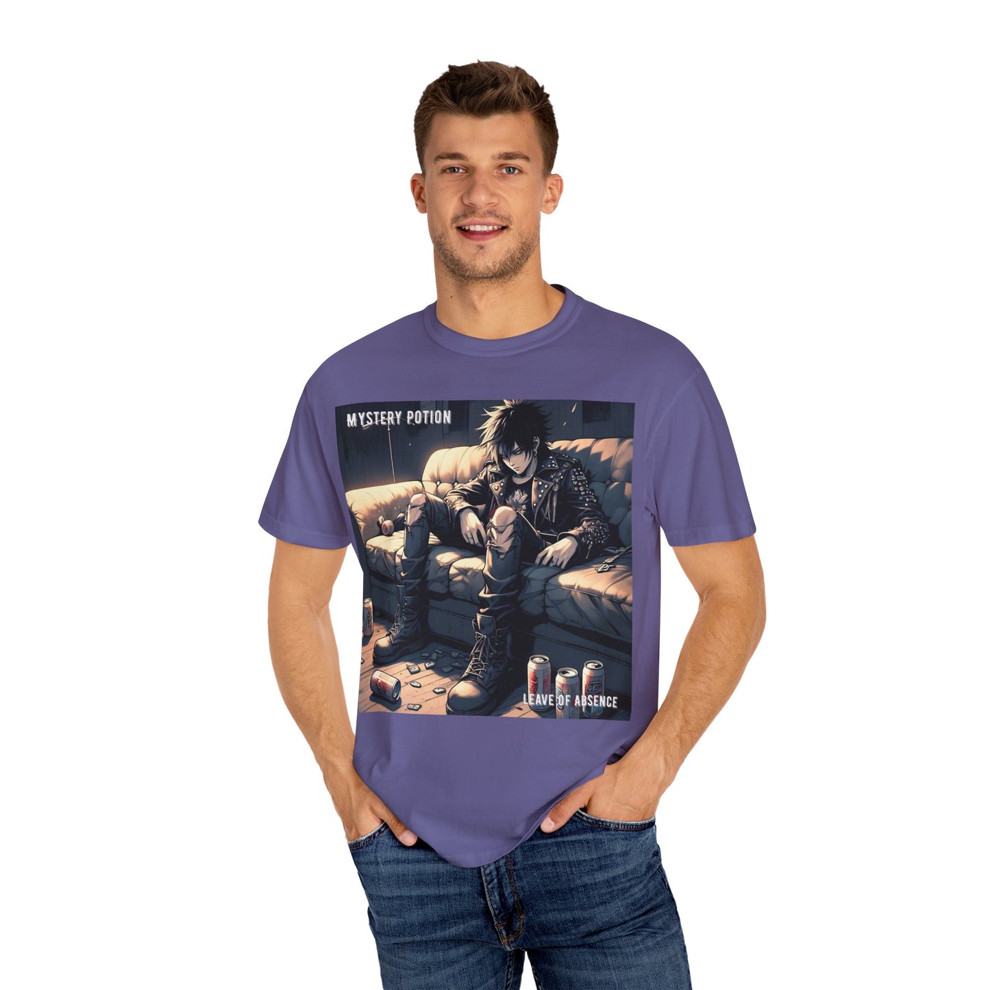 'Leave of Absence' by Mystery Potion Graphic T-Shirt, Unisex Casual Tee, Anime Merchandise, Gift for Fans, Streetwear Style