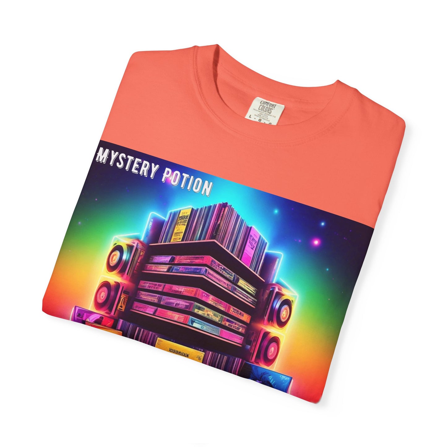 Lost In Time Vintage Vibe T-Shirt - Mystery Potion Graphic Tee, Unisex Casual Wear, Retro Music Lovers, Festival Apparel, Gift Idea
