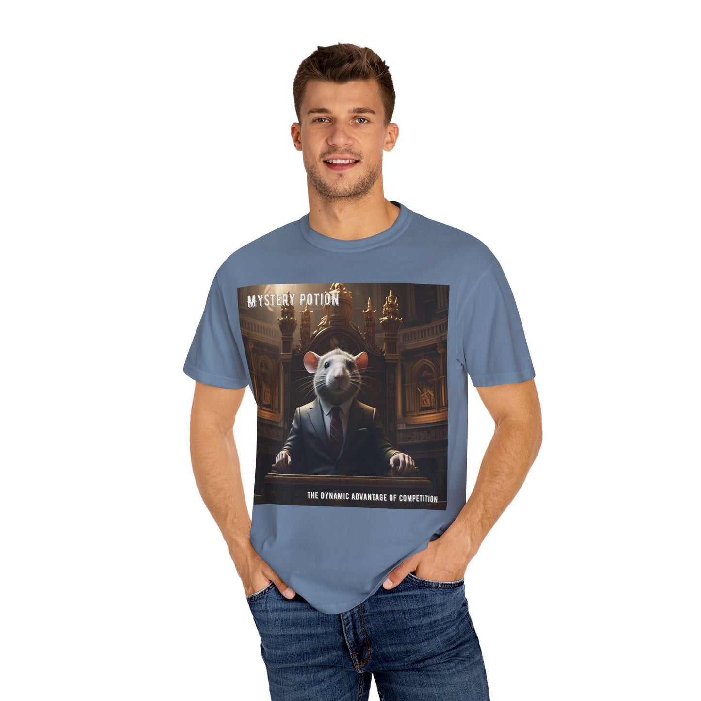 Mystery Potion Funny Unisex T-Shirt, Gift for Animal Lovers, Quirky Tee, Unique Graphic Shirt, Perfect for All Occasions