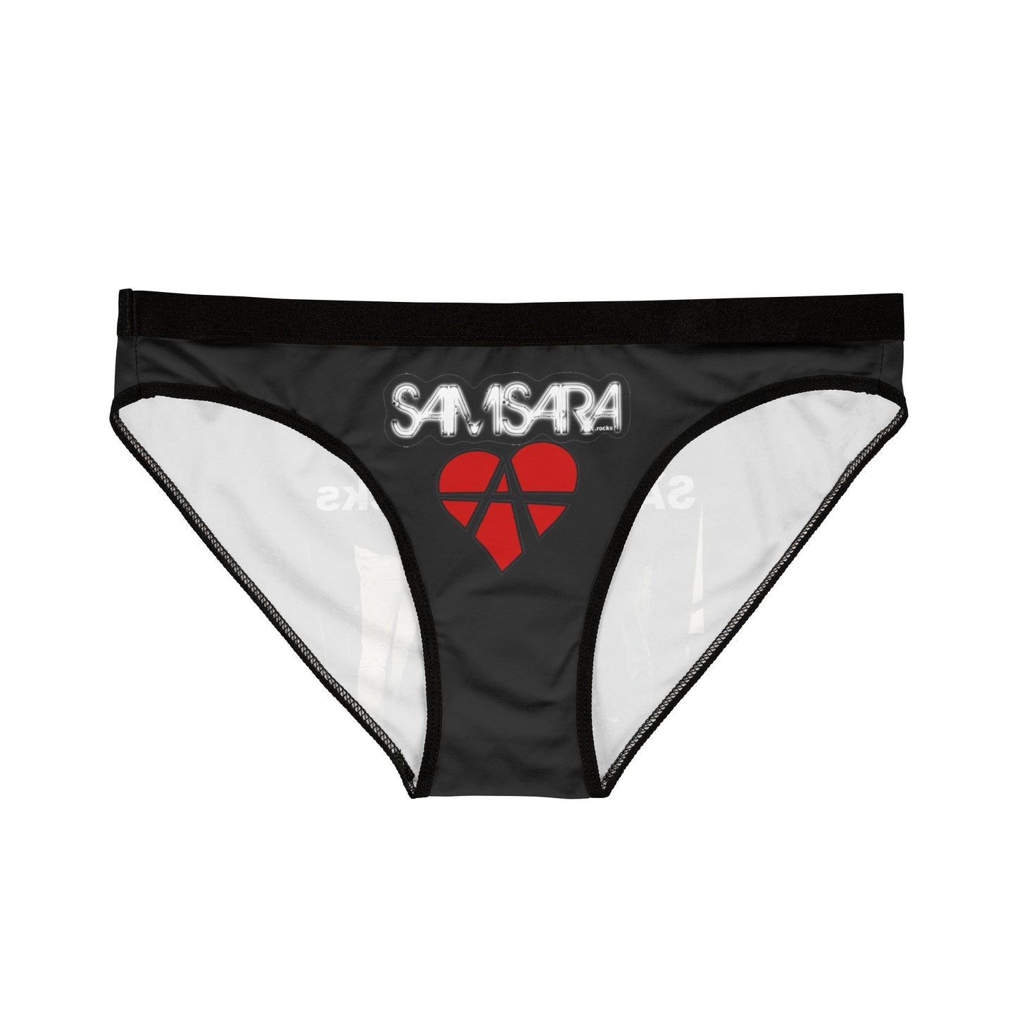 Samsara Rocks Band Women's Underwear - Quirky and Unique Panties for Music Lovers, Funky Gifts, Rock Apparel, Fun Lingerie, Concert Wear