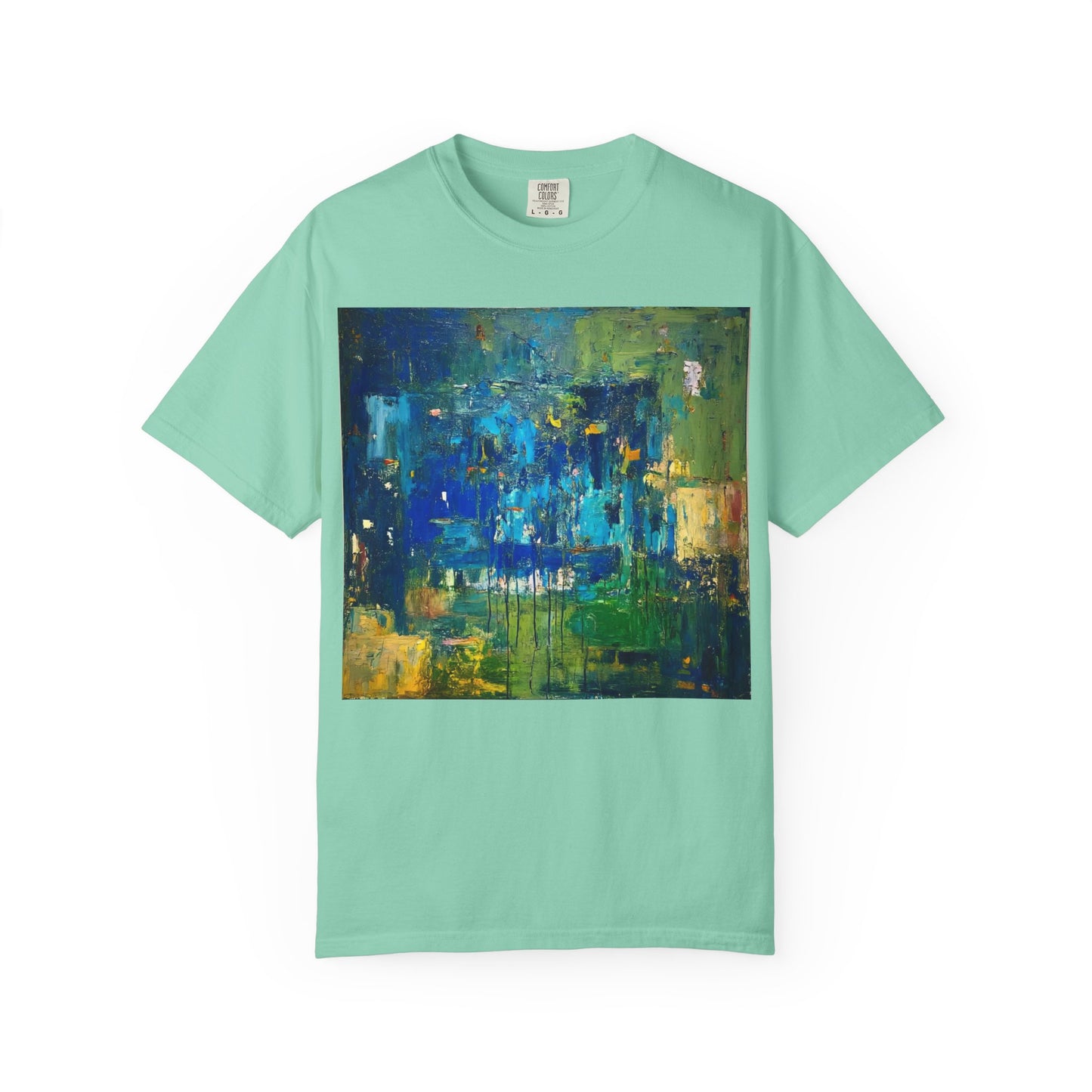 Artistic Unisex T-Shirt, Colorful Abstract Tee, Casual Wear, Gift for Art Lovers, Summer Essential, Unique Graphic Shirt