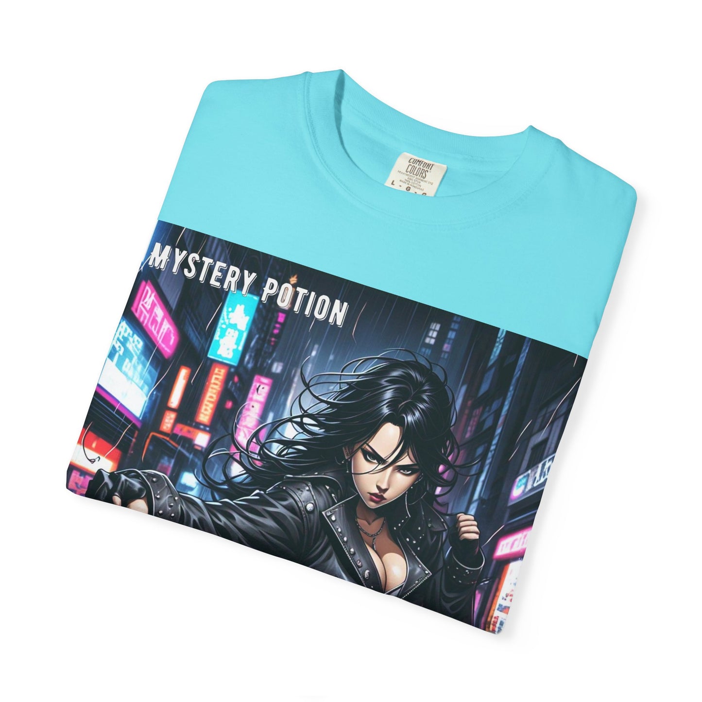 Mystery Potion Art Of Living Graphic T-Shirt, Cool Unisex Tee, Urban Style Apparel, Casual Streetwear, Gift for Gamers, Graphic Tee for Events