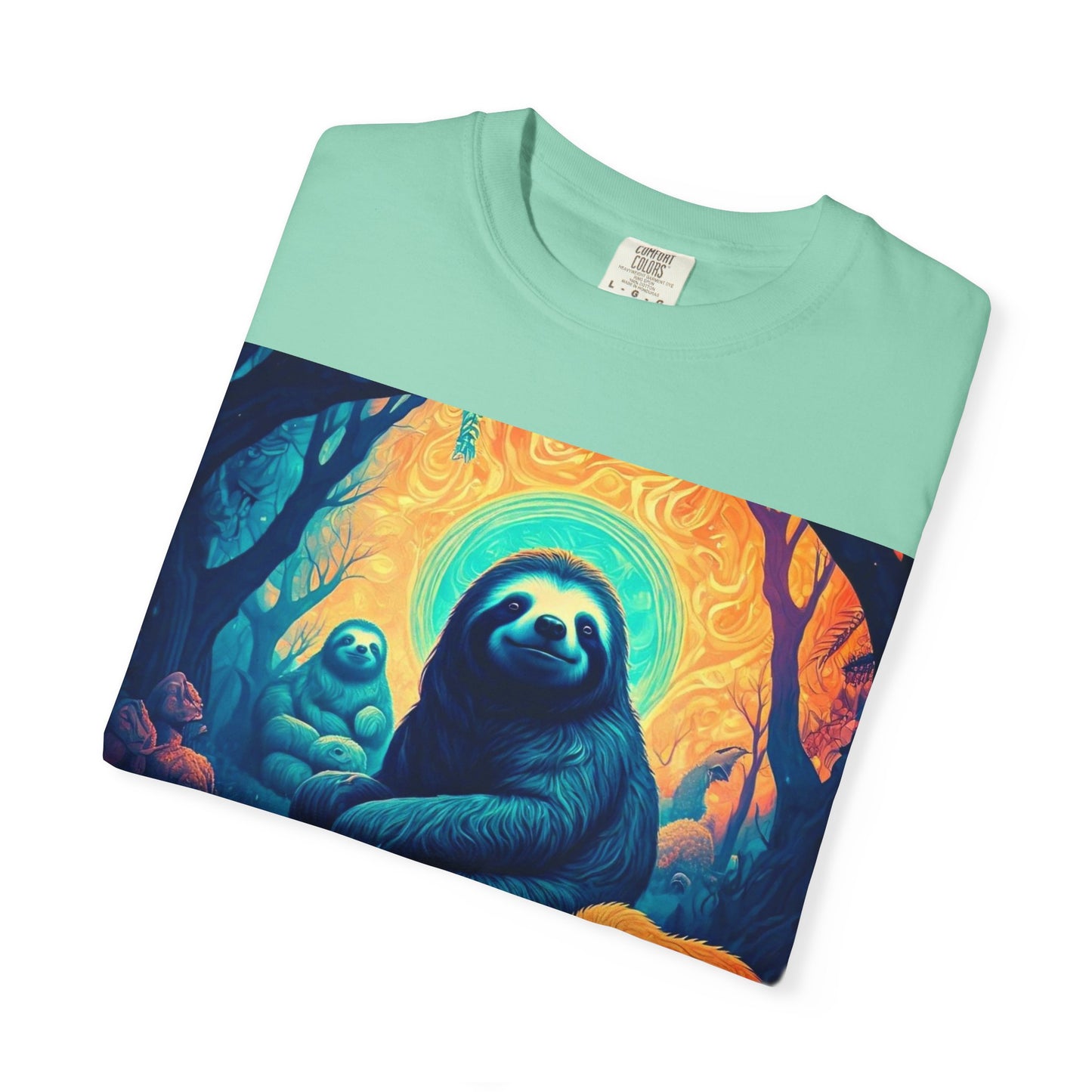 Vibrant Wildlife T-Shirt - Unisex Garment-Dyed Tee, Nature Lover Gift, Animal Art Shirt, Eco-Friendly Fashion, Summer Essentials