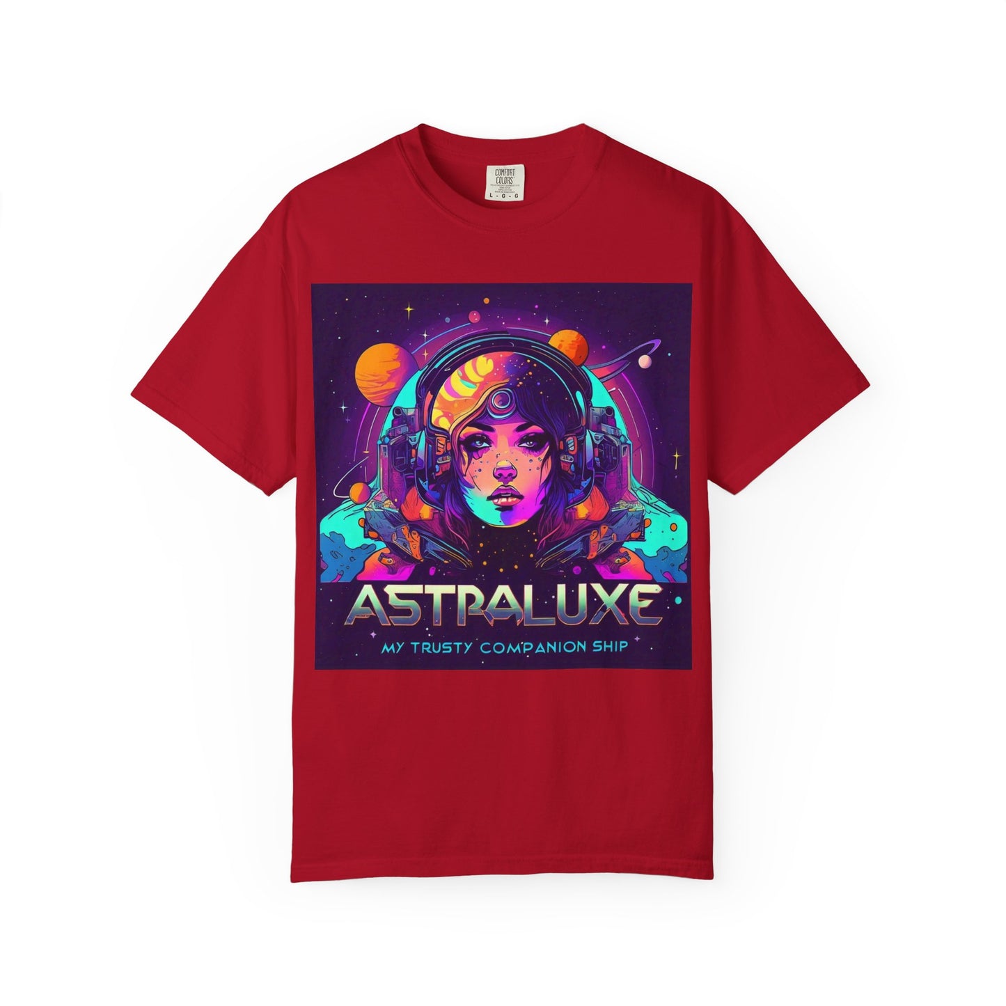 Astraluxe Unisex T-Shirt, Space Theme Tee, Gifts for Sci-Fi Lovers, Cosplay Costume, Festival Wear, Vintage Graphic Top