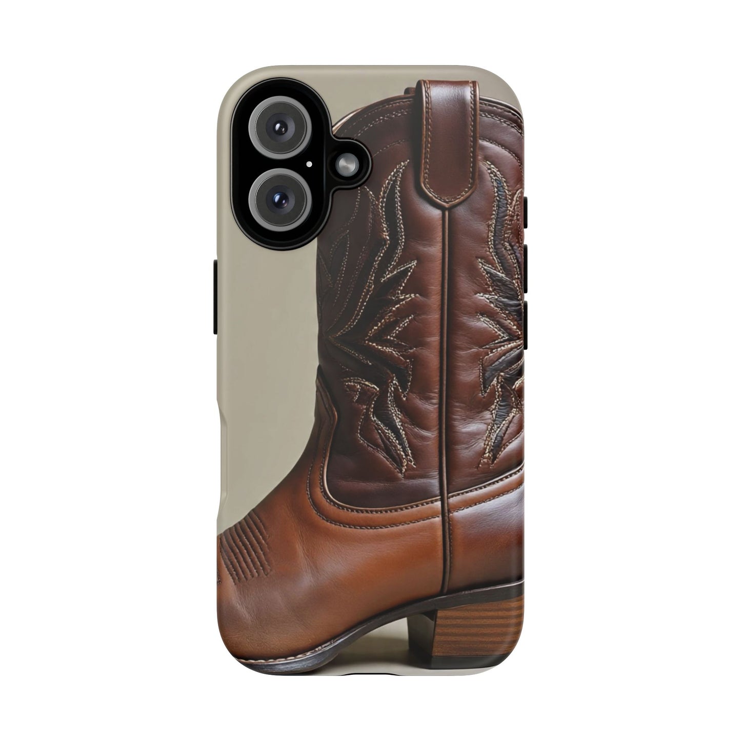 Brown Cowboy Boot Phone Case, Tough Cases, Western Style, Durable Phone Cover, Gift for Cowgirls, Country Music Lovers, Unique Design