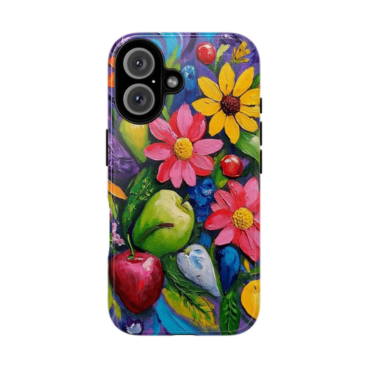 Flower to the Power of Fruit Tough Cases, vibrant, colorful floral and culinary beauty and classy