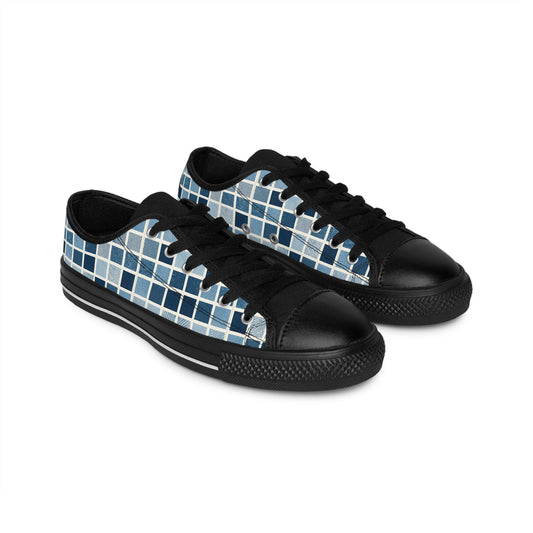 Stylish Luxury Motifed Checkered Men's Sneakers, Trendy Footwear for Casual Wear, Unique Pattern Shoes, Great for Gifting, Everyday Sneakers