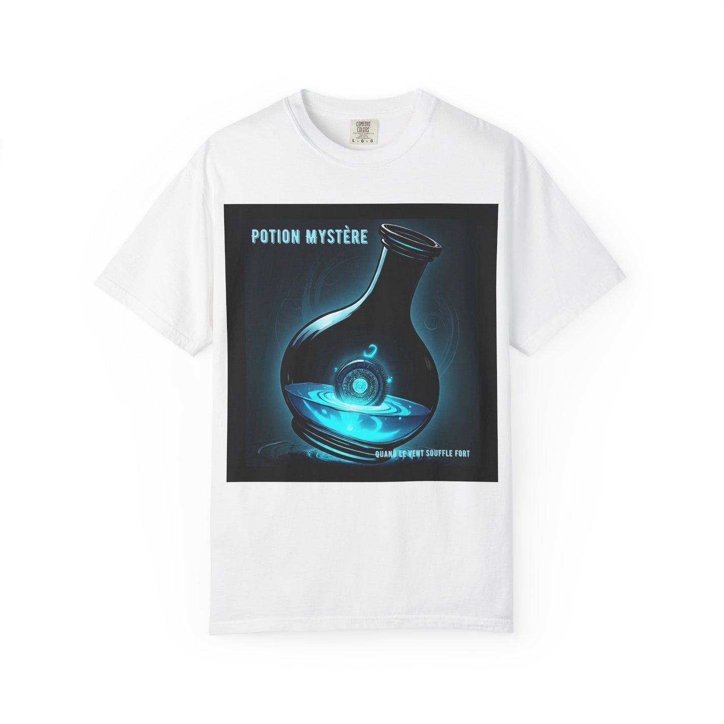 'Quand Le Vent Souffle Fort' par Potion Mystère, Mystery Potion T-Shirt, Unisex Graphic Tee, Magic Lab Shirt, Fantasy Apparel, Gift for Wizards and Witches