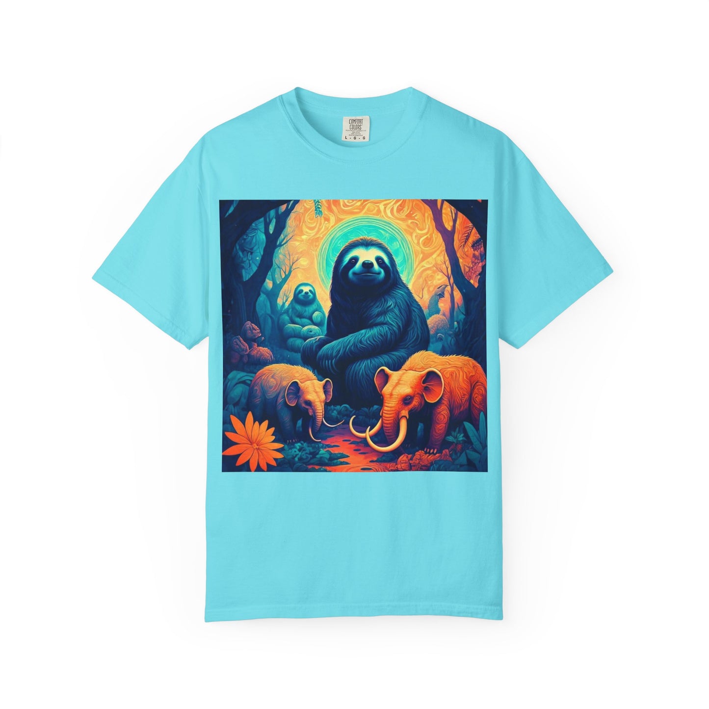 Vibrant Wildlife T-Shirt - Unisex Garment-Dyed Tee, Nature Lover Gift, Animal Art Shirt, Eco-Friendly Fashion, Summer Essentials
