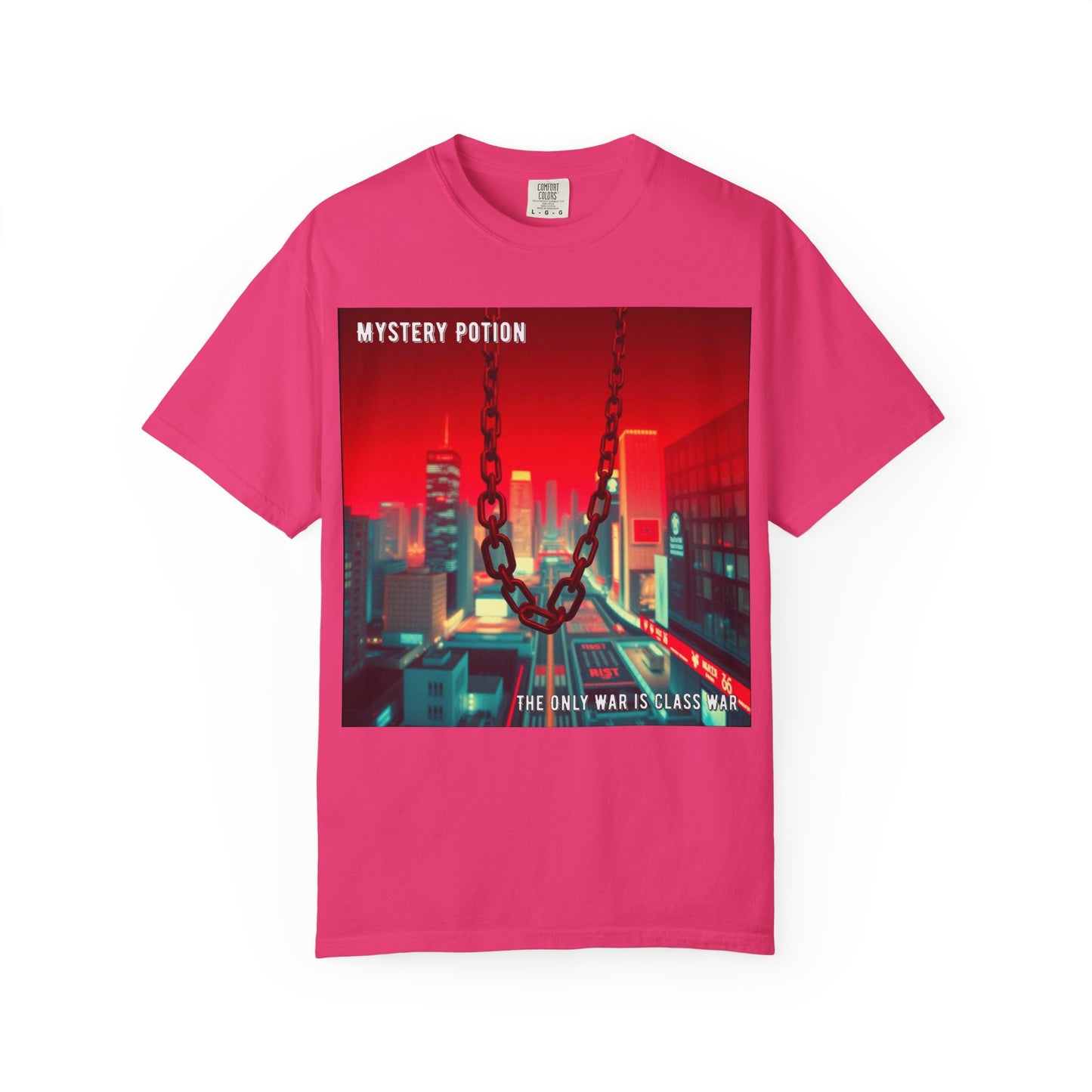 Mystery Potion Urban T-Shirt, Retro Graphic Tee, Unisex Streetwear, Casual Wear, Gift for Art Lovers, Music Festival Apparel