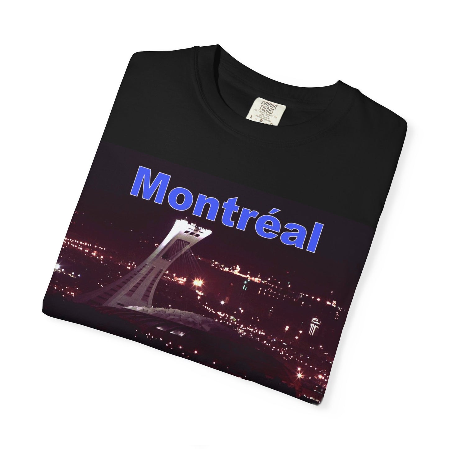 Montreal Night Skyline Unisex T-Shirt, City Love Tee, Travel Shirt, Gift for Her, Vintage Graphic Top