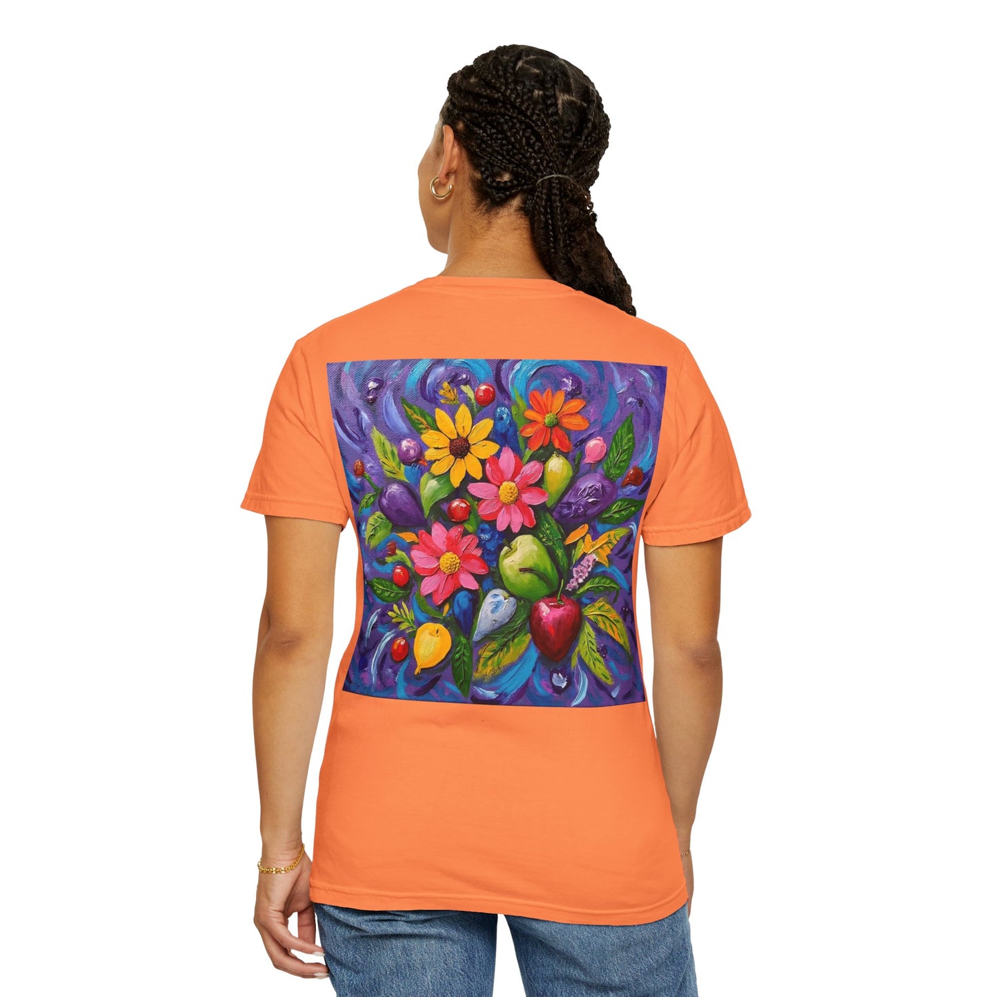 Vibrant Floral Art T-Shirt | Unisex Garment-Dyed Tees | Gift for Garden Lovers | Casual Wear for All Seasons | Summer Vibes | Unique [...]