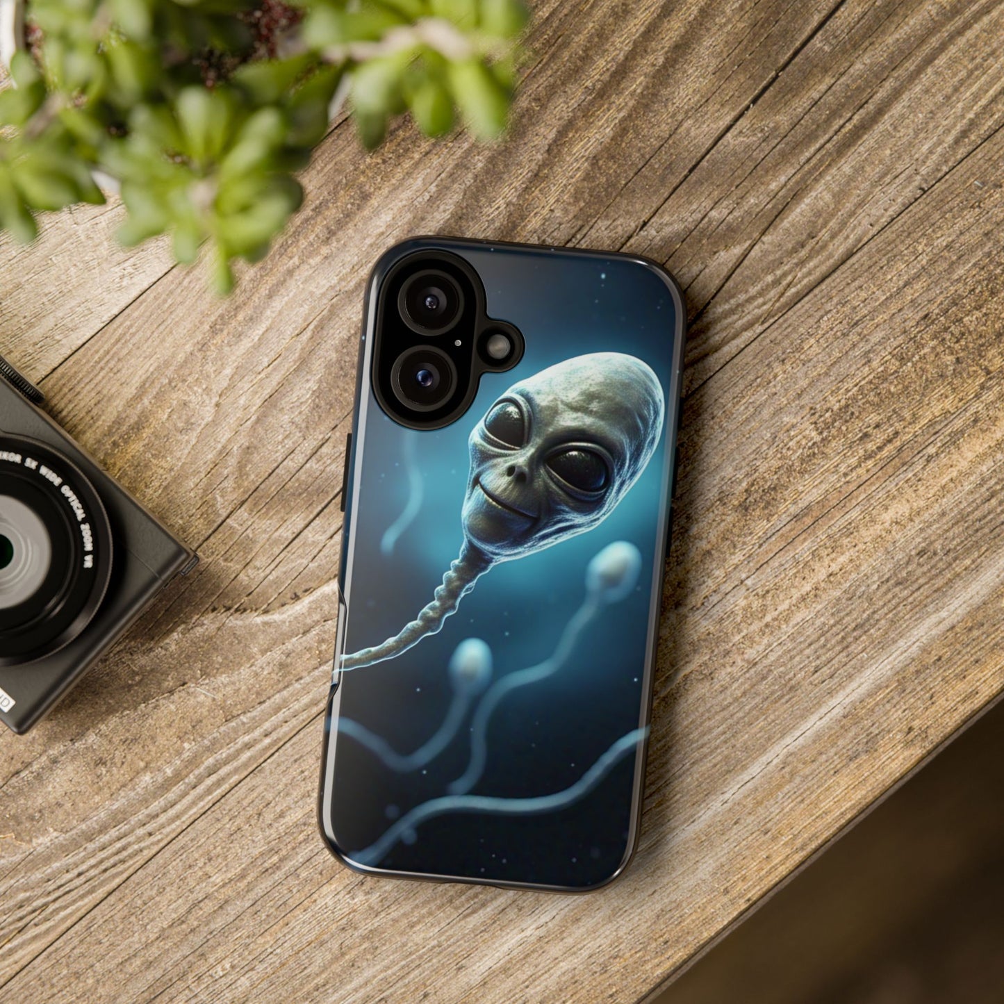 Alien Themed Phone Case | Tough Cases | Cool Phone Cover, Gifts for Sci-Fi Lovers, Unique Phone Accessories, Space Aesthetic