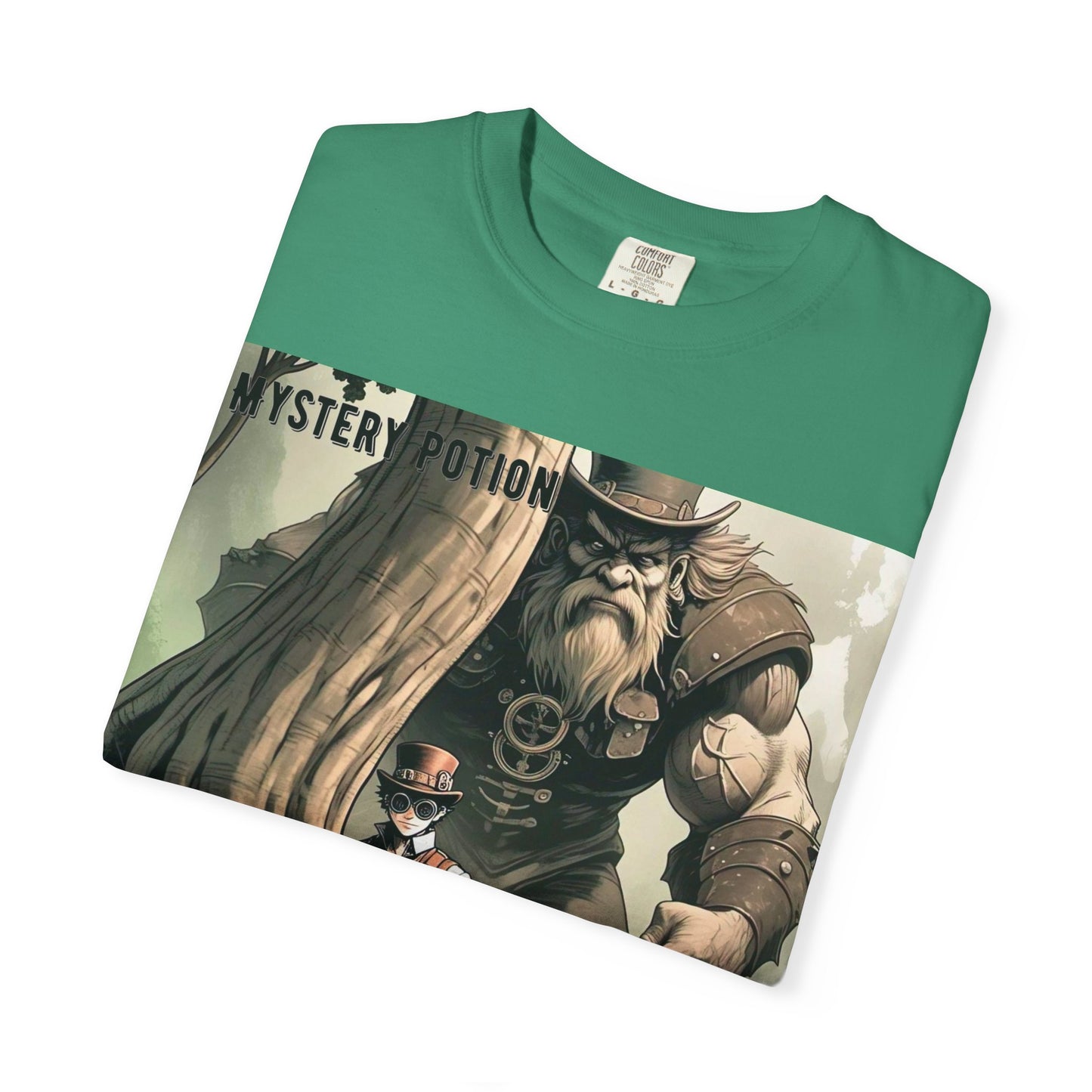 Mystery Potion Adventure T-Shirt, Fantasy Shirt, Unisex Graphic Tee, Gamer Gift, Nature Lover Gift, Cool T-Shirt for Events