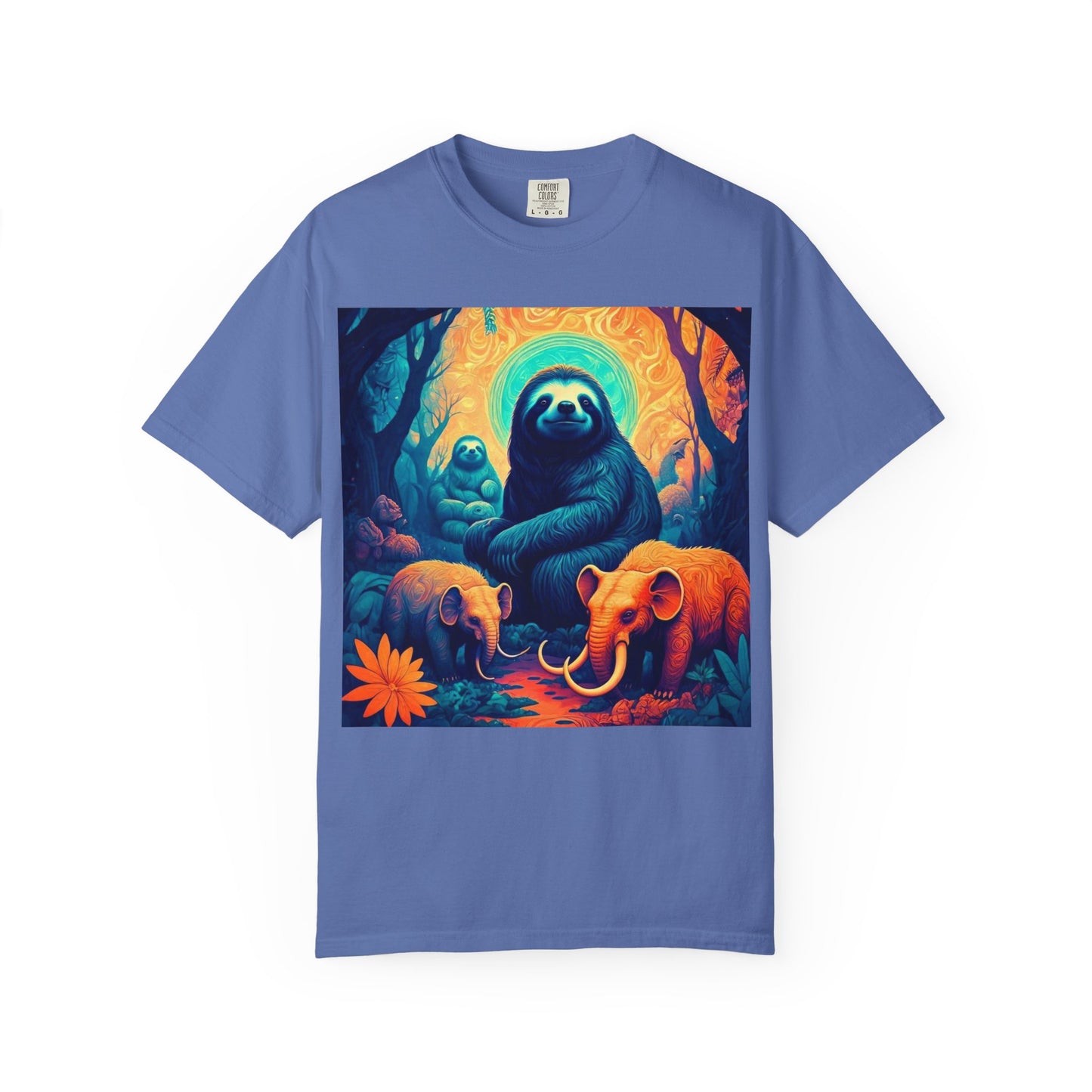 Vibrant Wildlife T-Shirt - Unisex Garment-Dyed Tee, Nature Lover Gift, Animal Art Shirt, Eco-Friendly Fashion, Summer Essentials
