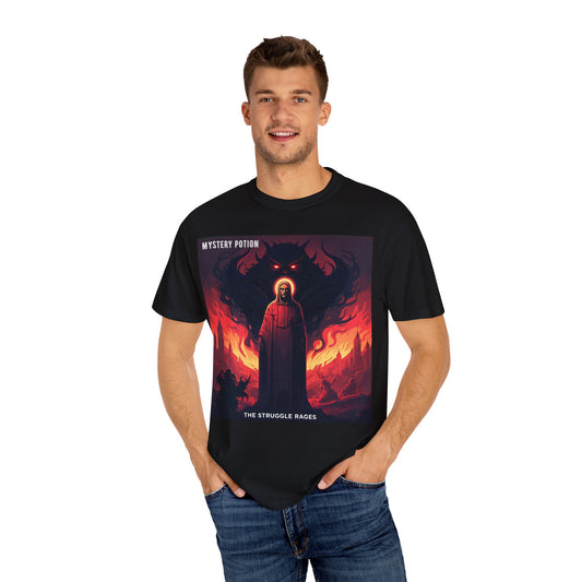 Mystical Struggle Graphic Tee - Perfect for Fans of Fantasy, Unique Gift, Casual Wear, Unisex T-shirt, Graphic Art Clothing