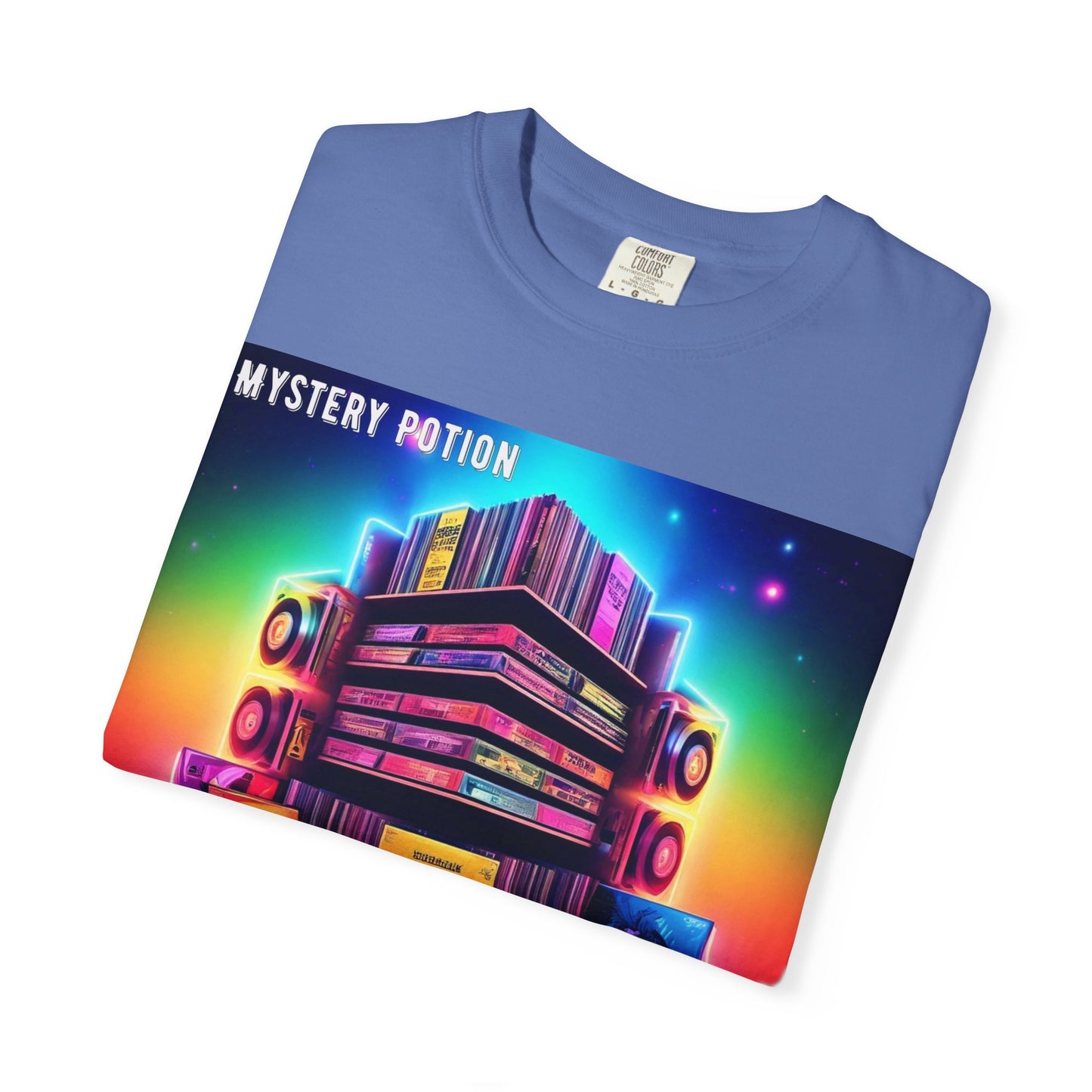 Lost In Time Vintage Vibe T-Shirt - Mystery Potion Graphic Tee, Unisex Casual Wear, Retro Music Lovers, Festival Apparel, Gift Idea
