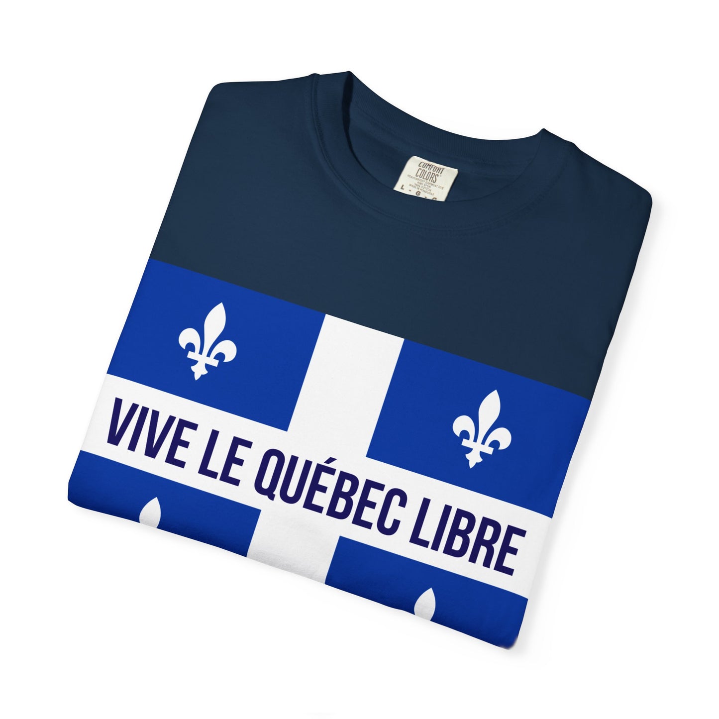 Vive le Québec Libre T-Shirt, Unisex Garment-Dyed Tee for Patriotic Celebrations, Canadian Pride Shirt, Quebec Independence Day [...]
