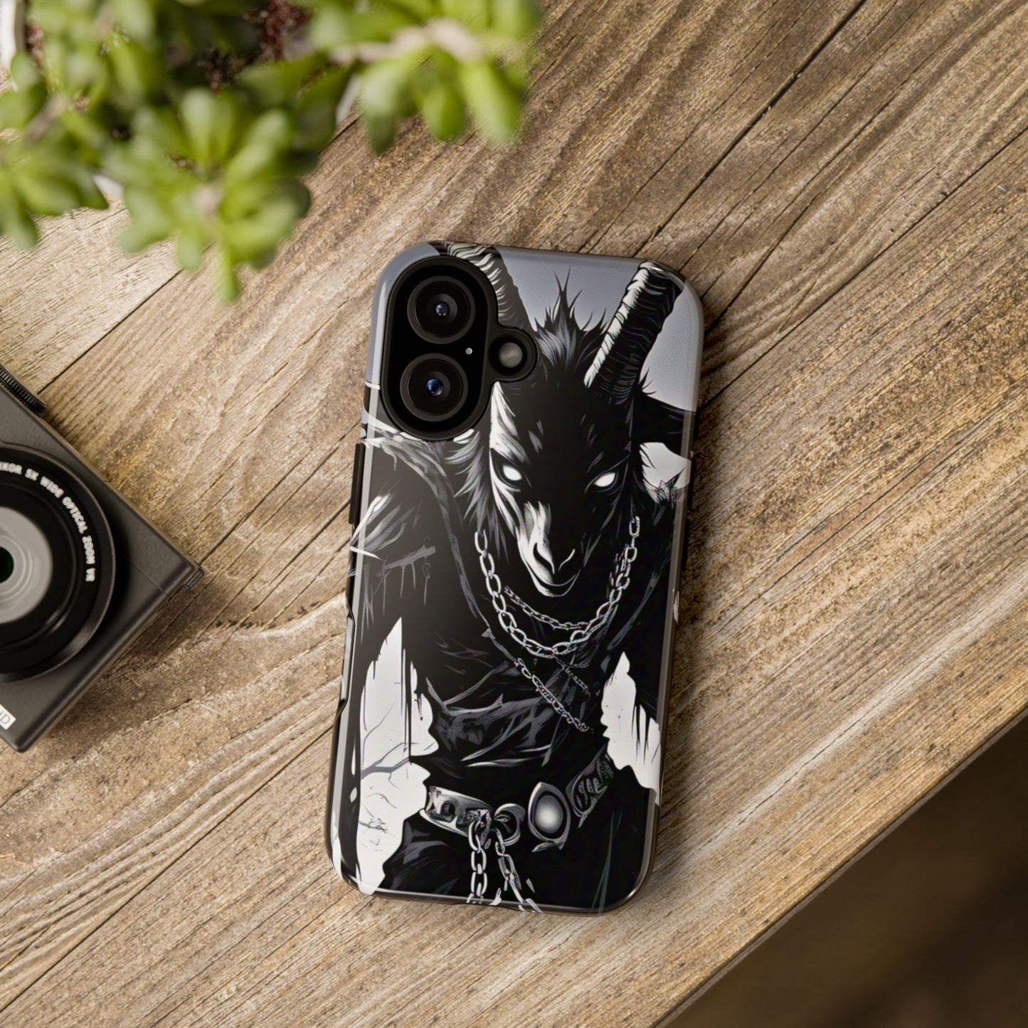 GOAT of Goth Tough Cases - Unique Artistic Phone Case, Dark Fantasy Style, Gift Idea for Gamers, Protection & Style for Everyday Use, Phone Accessory