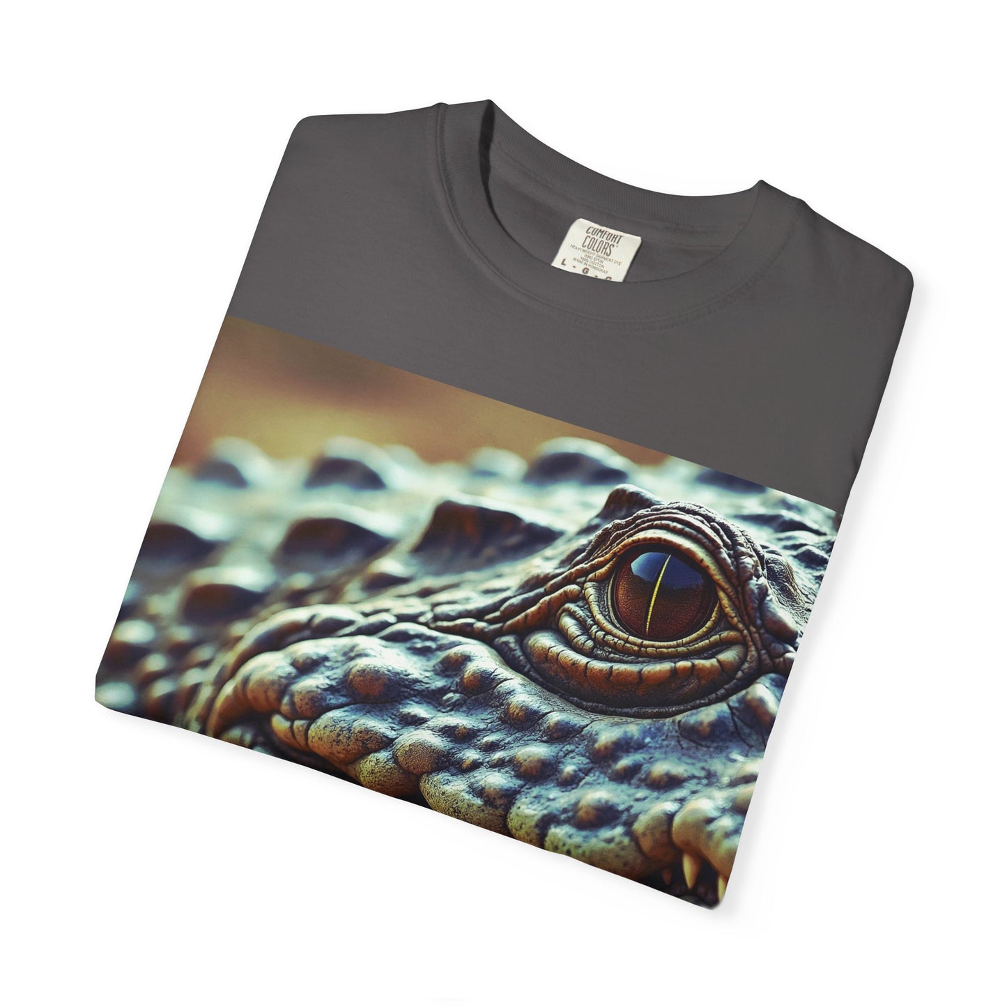 Aligator Unisex Garment-Dyed T-Shirt with Lizard Design, Cool Animal Tee for Nature Lovers, Gift for Her, Him, Birthday, Outdoor Enthusiasts