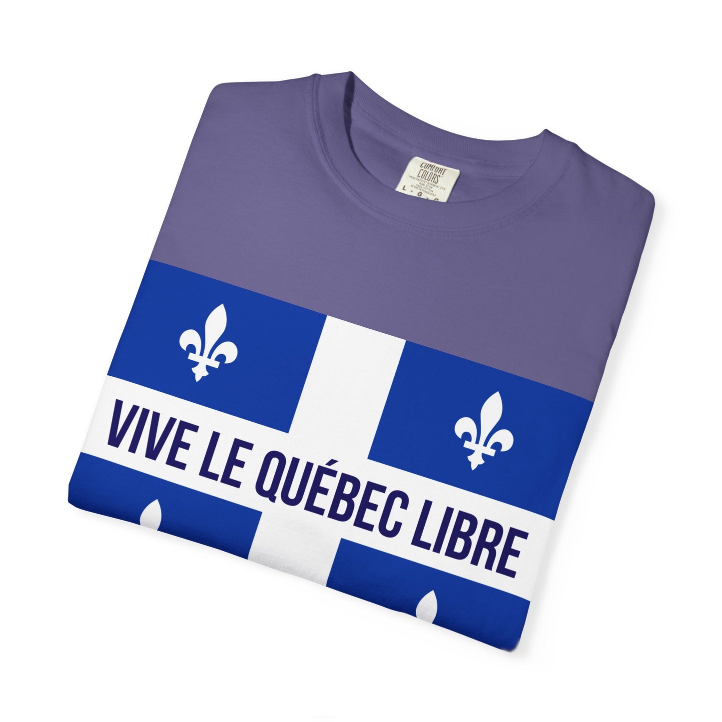 Vive le Québec Libre T-Shirt, Unisex Garment-Dyed Tee for Patriotic Celebrations, Canadian Pride Shirt, Quebec Independence Day [...]