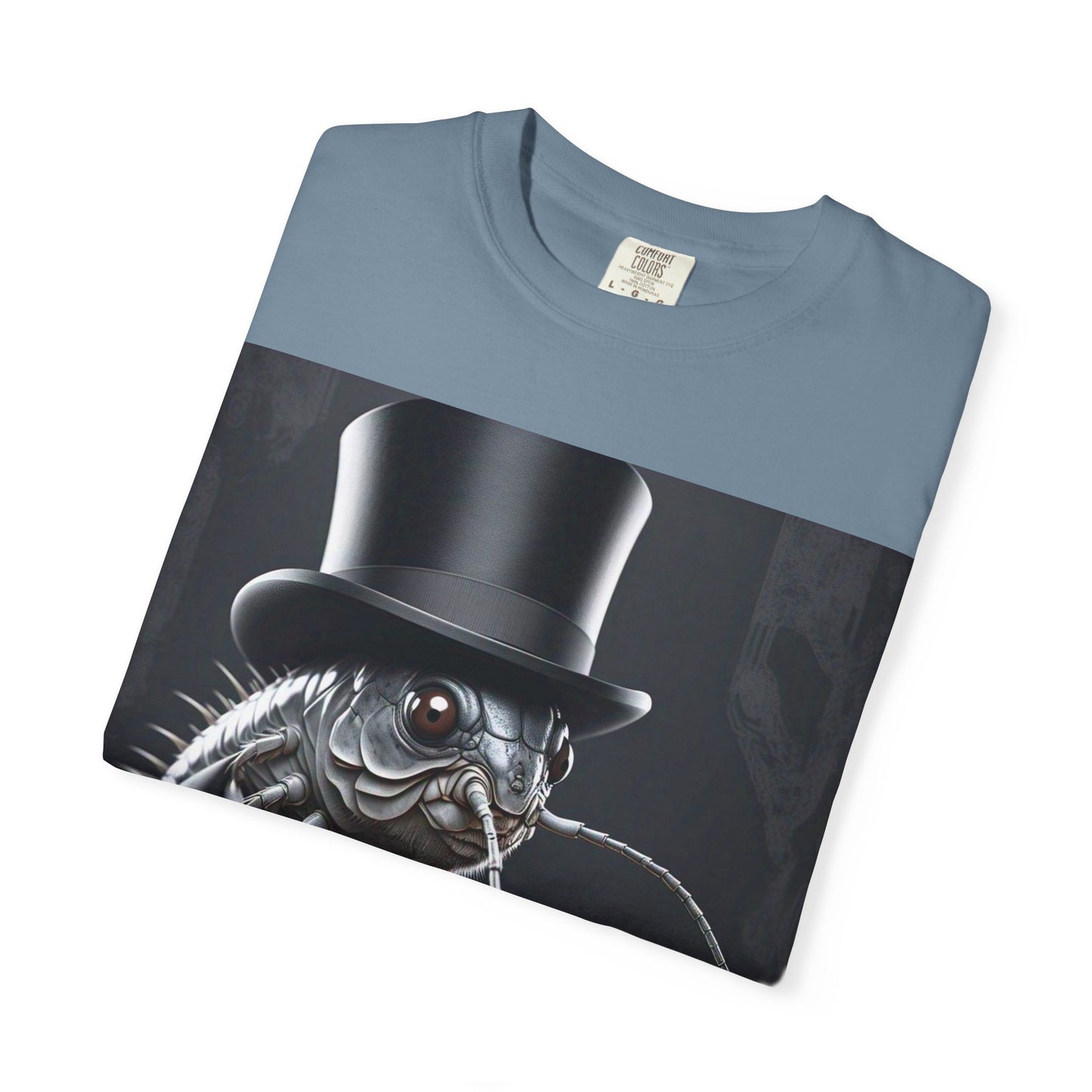 Whimsical Silver Fish Gentleman T-shirt | Fun Gift for Aquatic Lovers, Unique Humor Shirt, Casual Wear, Creative Outfit