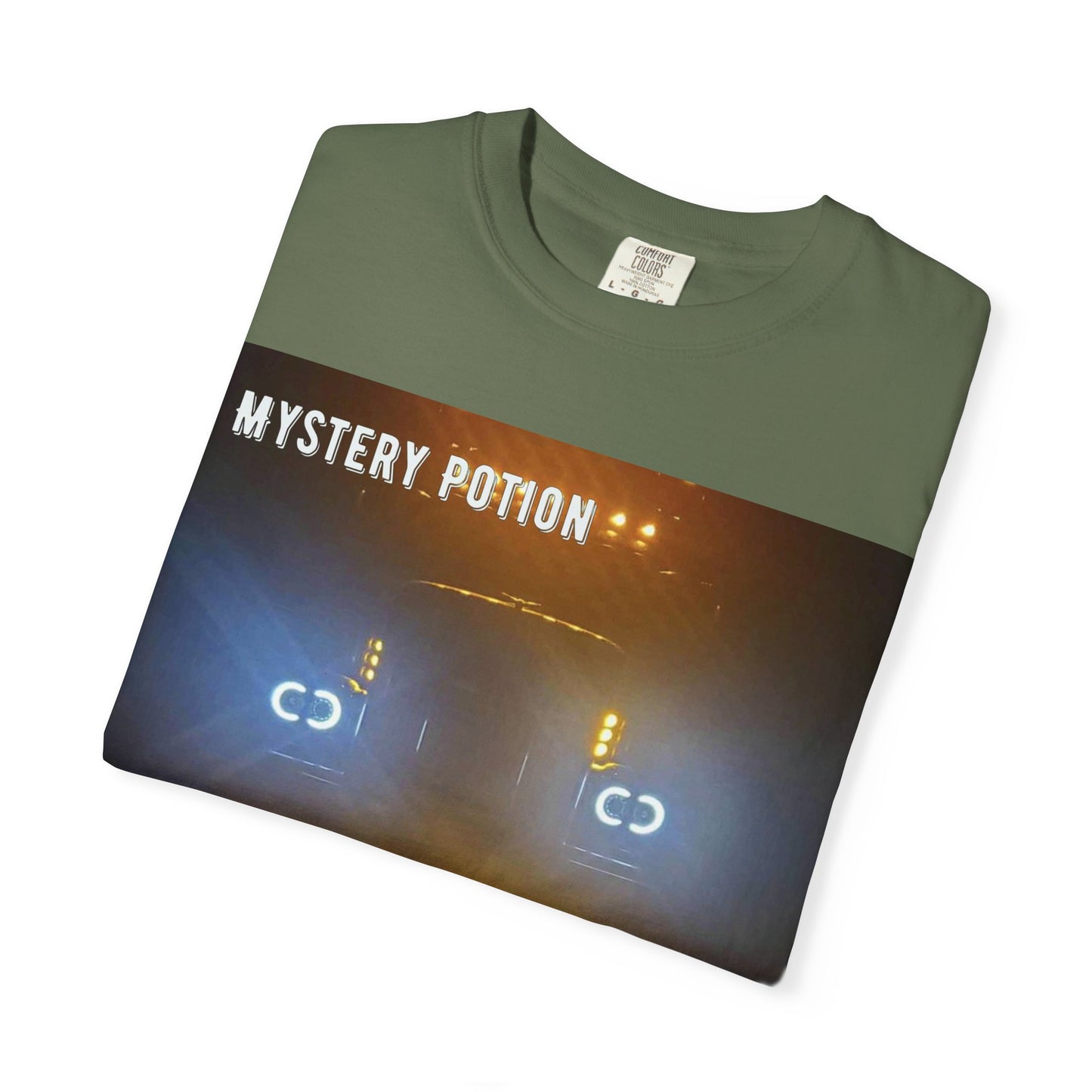 'Big Rig Boogie' by Mystery Potion Unisex Garment-Dyed T-Shirt | Unique Graphic Tee, Music Festival Shirt, Casual Wear, Gift for Friends, Unisex Style