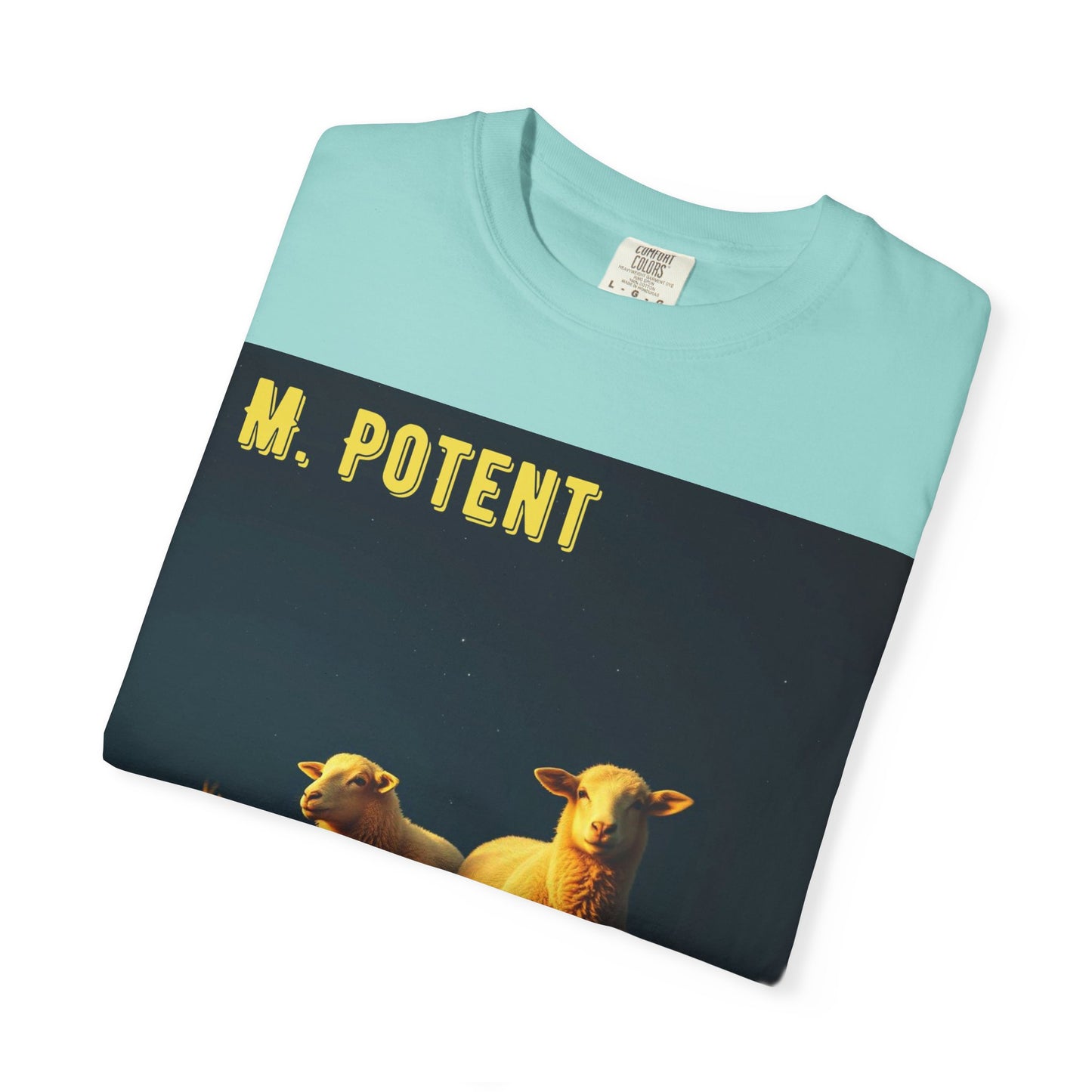 Debate Between Sheep and Grain by M. Potent, Sheep Graphic T-Shirt, Unisex Fashion Top, Farm Life Tee, Gift for Animal Lovers, Casual Everyday Wear