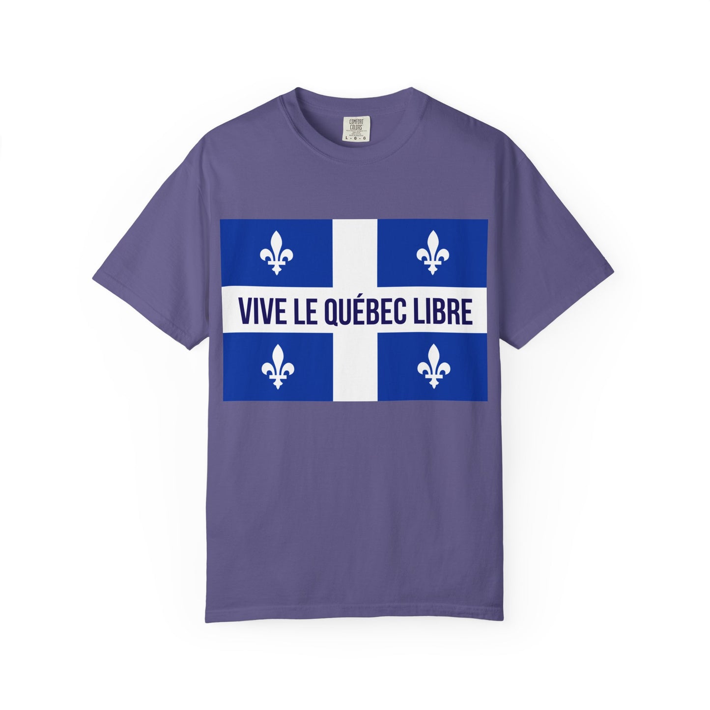 Vive le Québec Libre T-Shirt, Unisex Garment-Dyed Tee for Patriotic Celebrations, Canadian Pride Shirt, Quebec Independence Day [...]