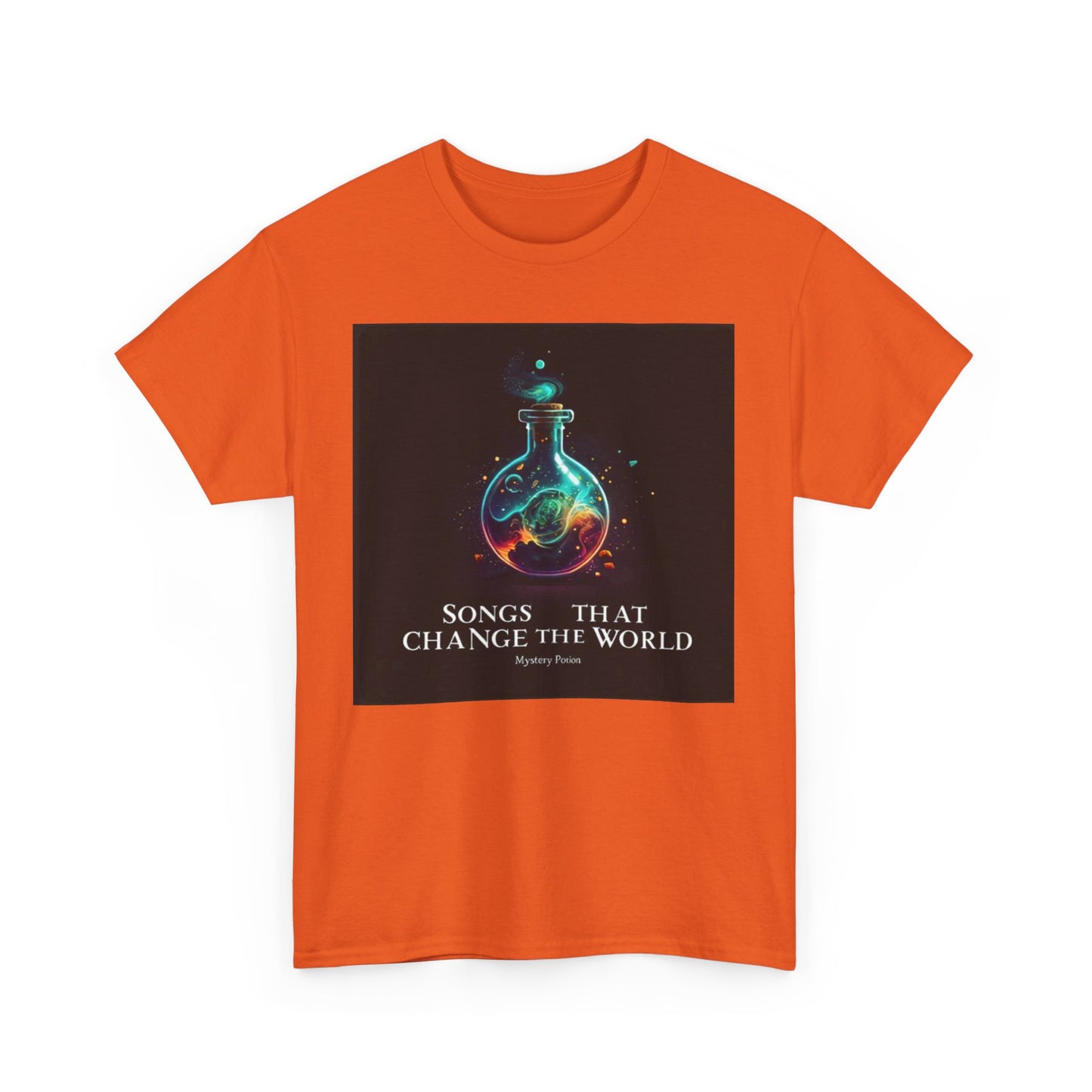 'Songs That Change The World' by Mystery Potion Viral Statement Tee