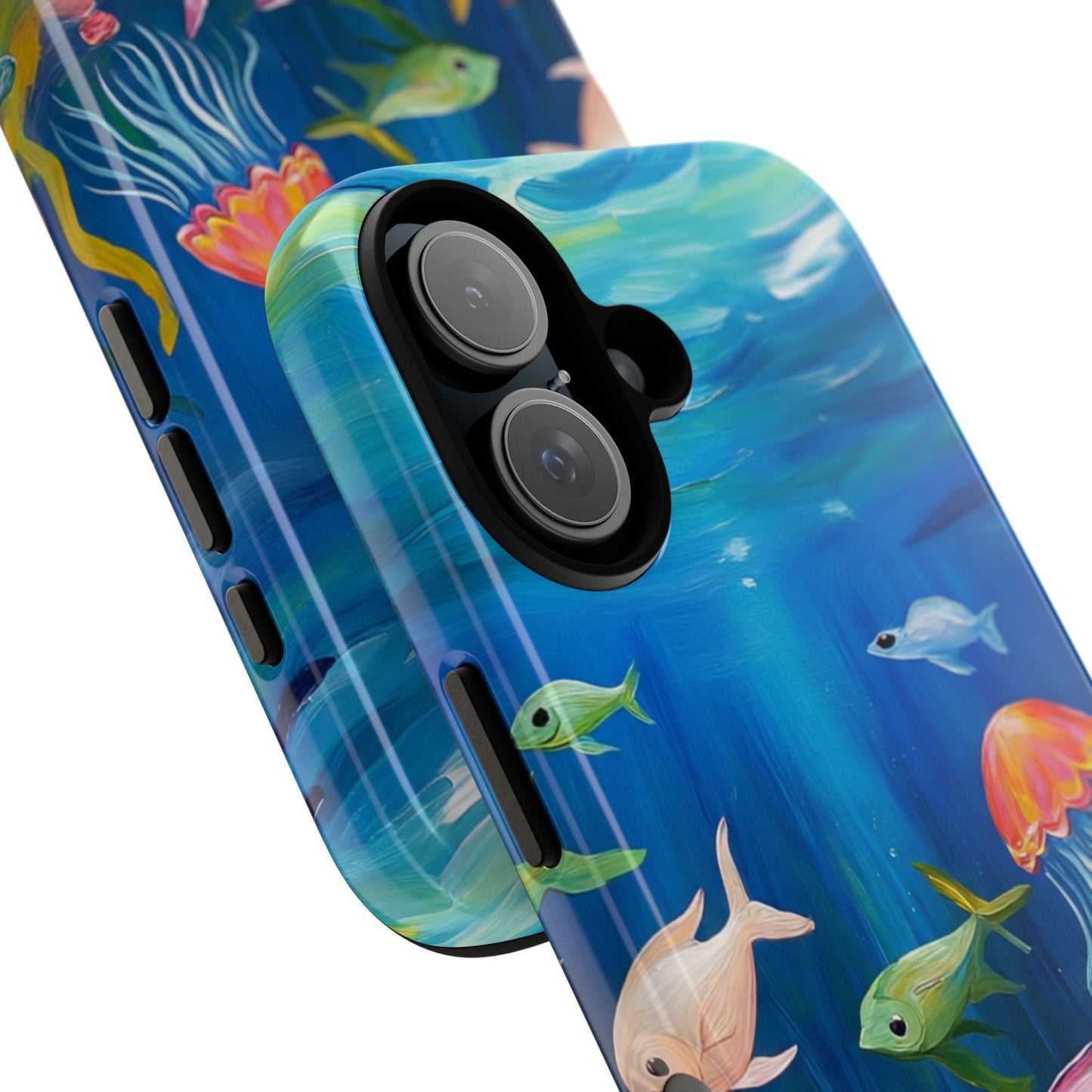 Vibrant Ocean-Inspired Phone Case, Waterproof Phone Cover, Unique Gift for Ocean Lovers, Coastal Decor, Nature-Inspired Accessory