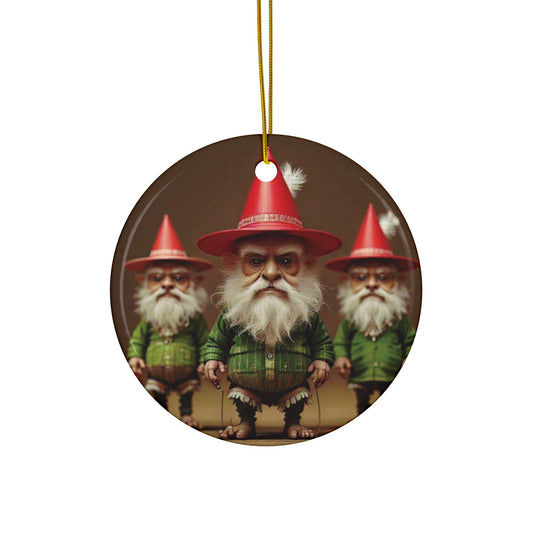Whimsical Holiday Ornaments, Christmas Tree Decor, Unique Gift, Festive Home Decor, Gnome Ornaments