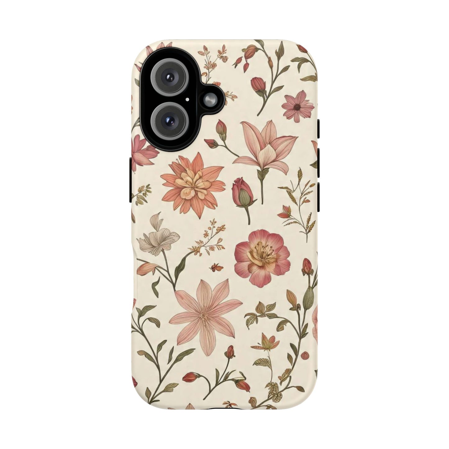 Rustic Floral Phone Case, Tough Cases for Nature Lovers, Cute Floral Design, Durable Case for Gifts, Stylish Phone Protection
