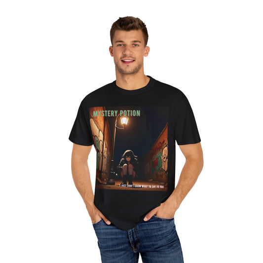 I Just Don't Know What To Say To You by Mystery Potion, Graphic Tee, Unisex Vintage T-Shirt for Gamers, Unique Gift for Birthdays, Fun Graphic Tee for Everyday Wear