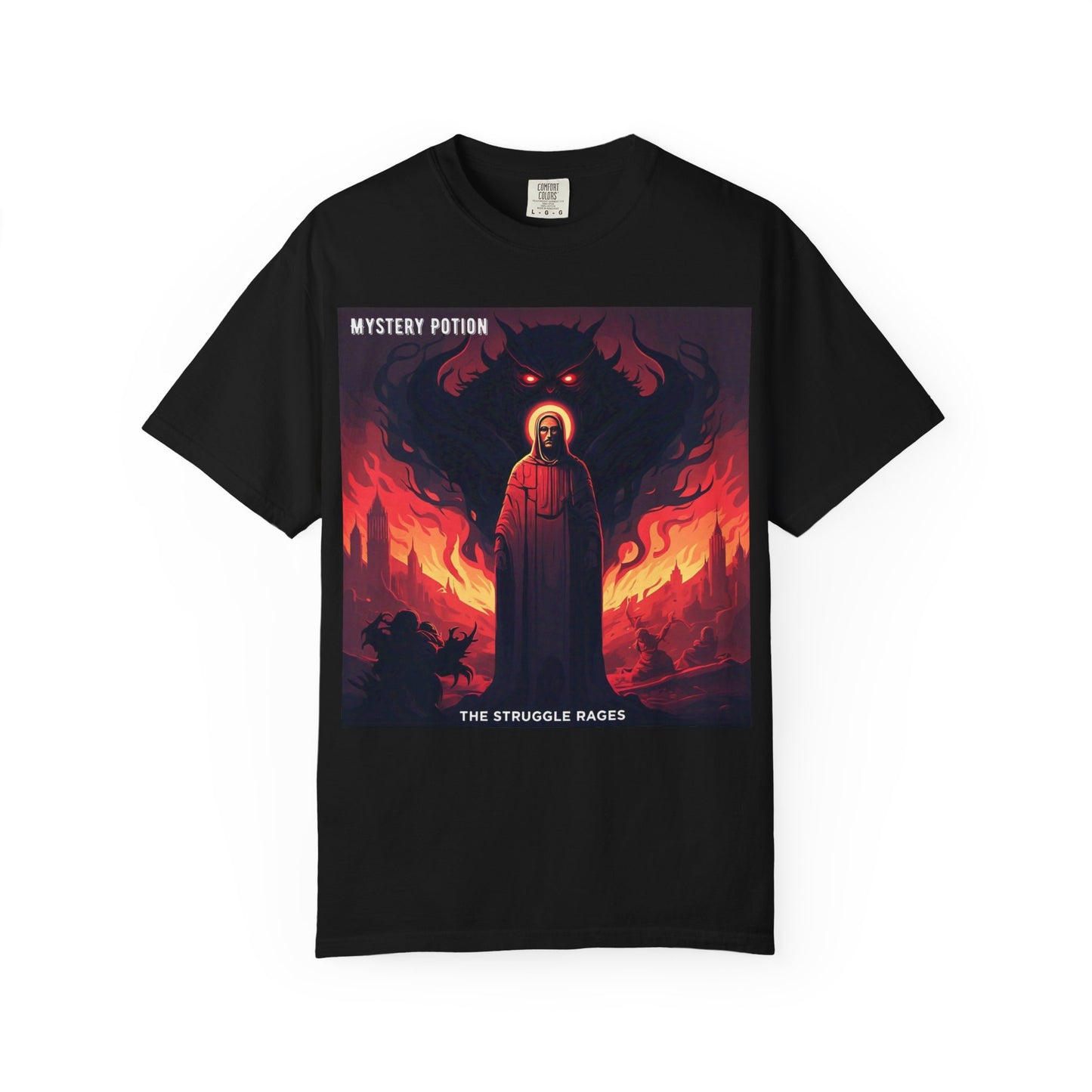 Mystical Struggle Graphic Tee - Perfect for Fans of Fantasy, Unique Gift, Casual Wear, Unisex T-shirt, Graphic Art Clothing