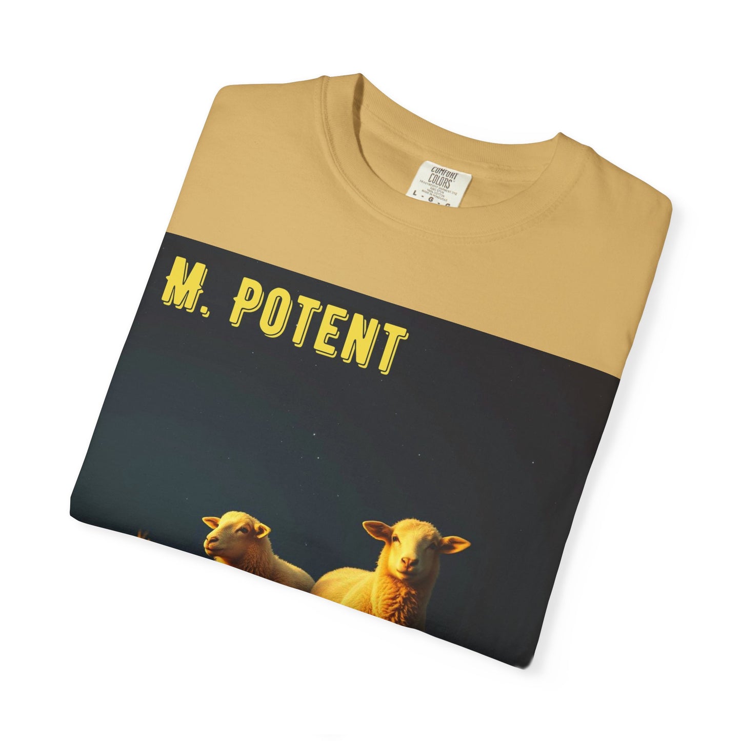 Debate Between Sheep and Grain by M. Potent, Sheep Graphic T-Shirt, Unisex Fashion Top, Farm Life Tee, Gift for Animal Lovers, Casual Everyday Wear