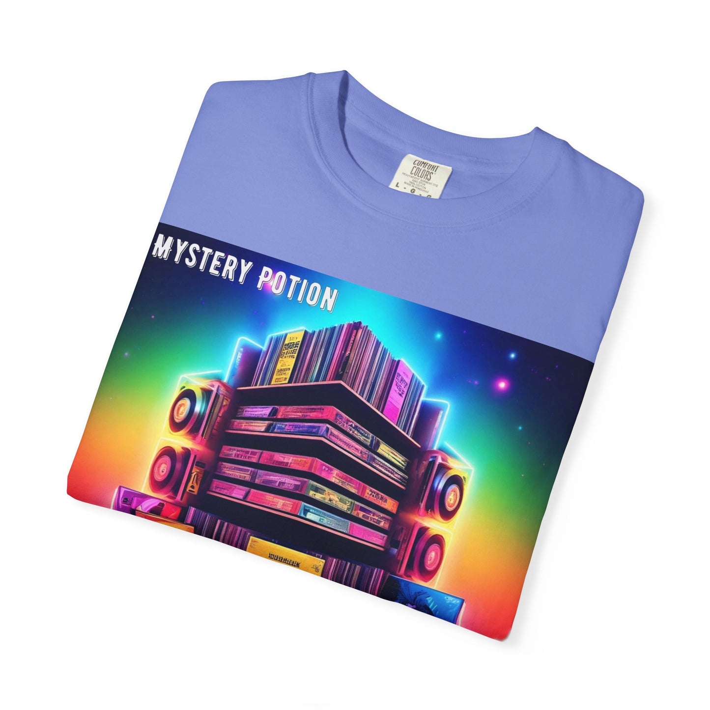 Lost In Time Vintage Vibe T-Shirt - Mystery Potion Graphic Tee, Unisex Casual Wear, Retro Music Lovers, Festival Apparel, Gift Idea