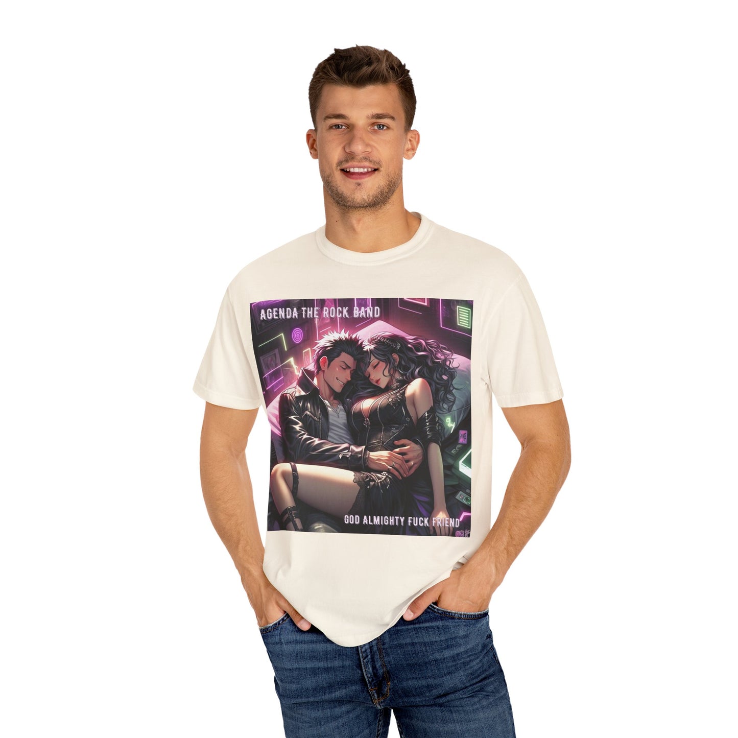 Rock Band Explicit Graphic T-Shirt, Vintage Music Tee, Unisex Kurt Cobain Shirt, Retro Style Apparel, Perfect for Concerts or Gifting