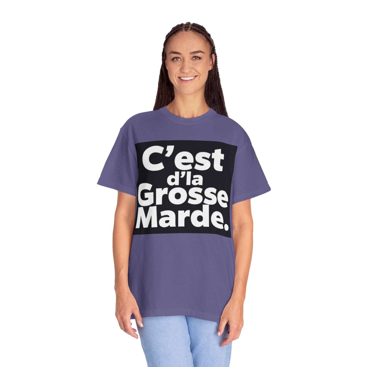 C'est D'la Grosse Marde Trendy Graphic Tee, Casual Wear, Funny Gift for Friends, Statement Shirt, Streetwear Fashion, Everyday Comfort