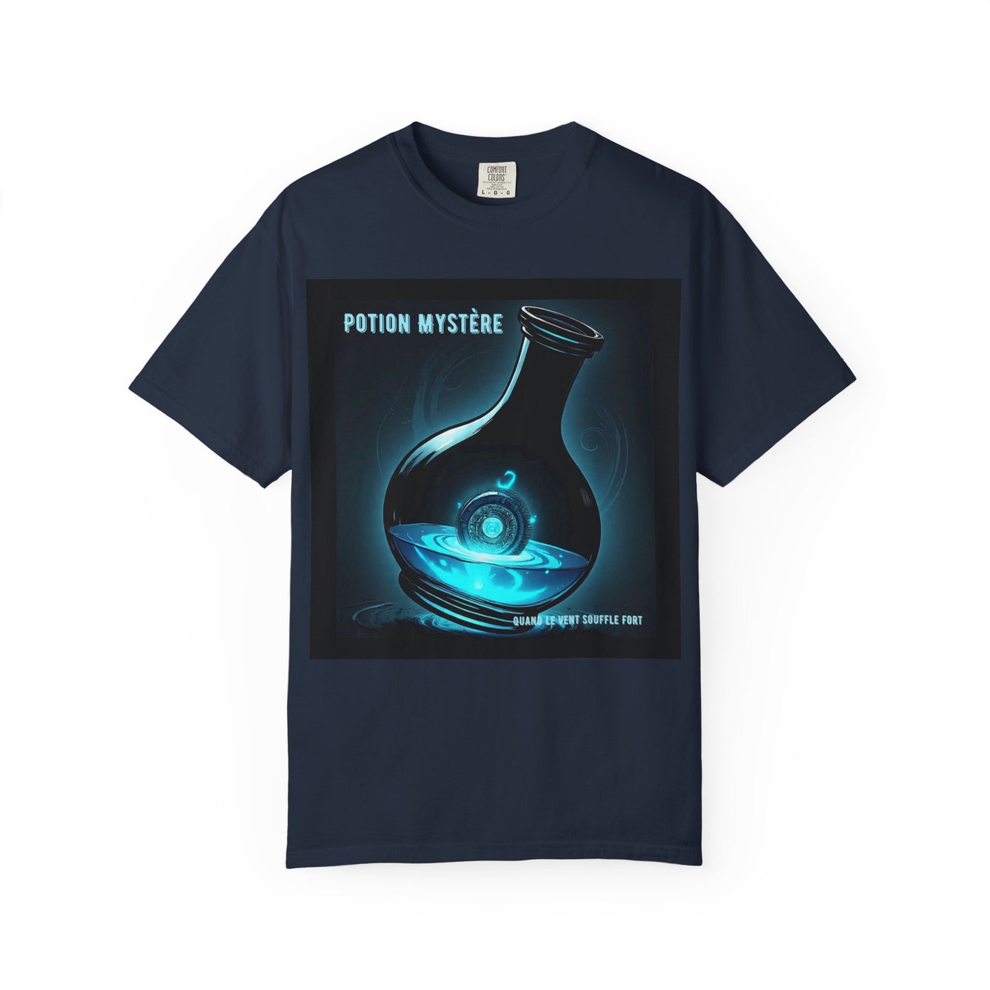 'Quand Le Vent Souffle Fort' par Potion Mystère, Mystery Potion T-Shirt, Unisex Graphic Tee, Magic Lab Shirt, Fantasy Apparel, Gift for Wizards and Witches