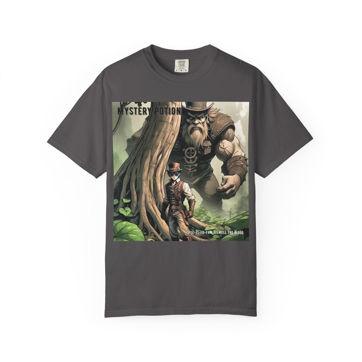 Mystery Potion Adventure T-Shirt, Fantasy Shirt, Unisex Graphic Tee, Gamer Gift, Nature Lover Gift, Cool T-Shirt for Events