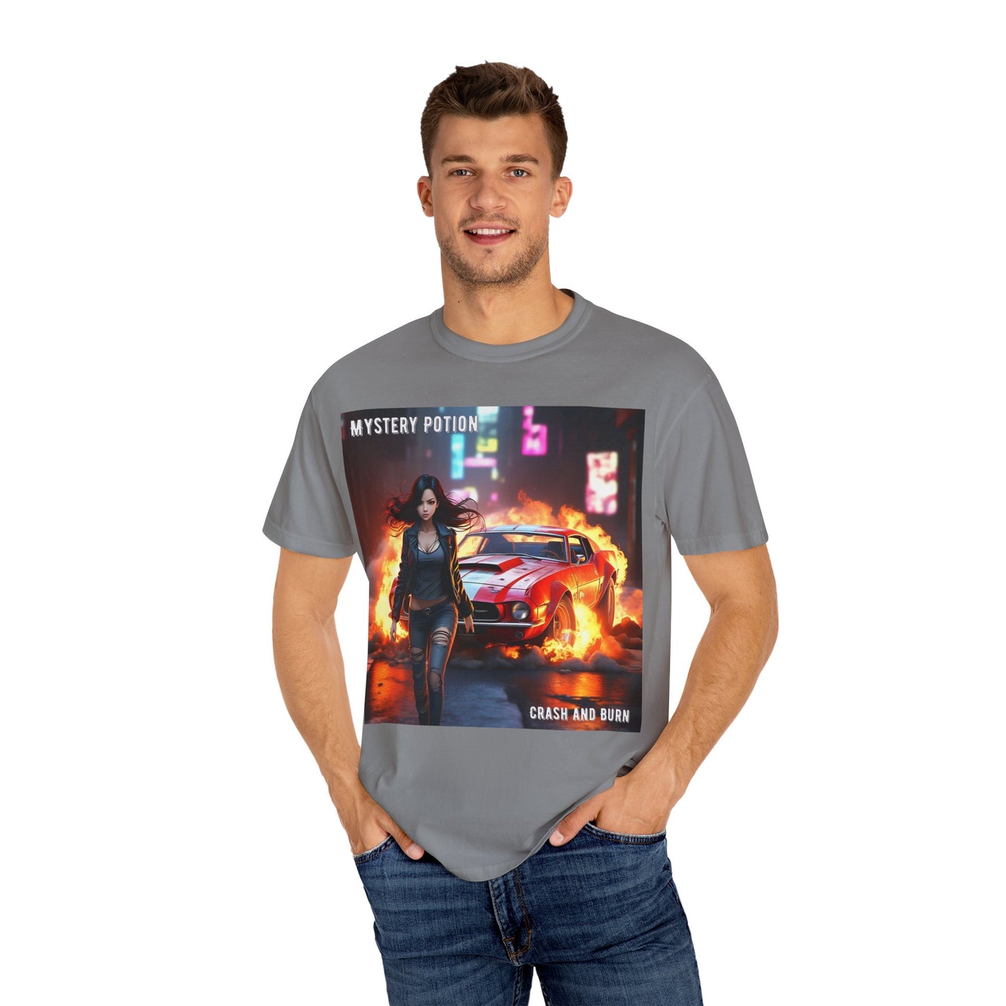 Mystery Potion Graphic Tee, Unisex Cool T-Shirt, Casual Wear, Gift for Gamers, Summer Festival Top