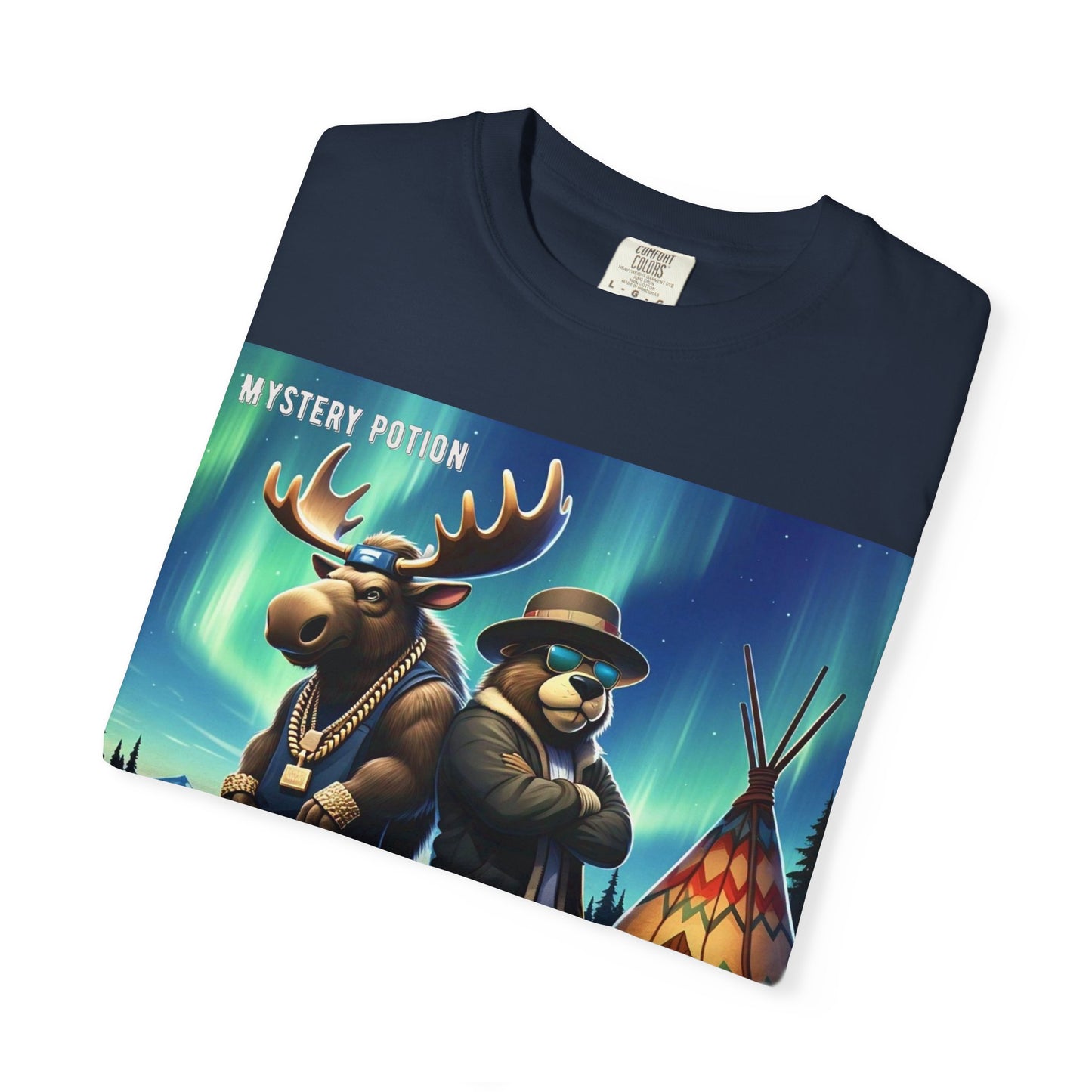 'Land Of The Silver Birch' by Mystery Potion,  Unisex Garment-Dyed T-shirt
