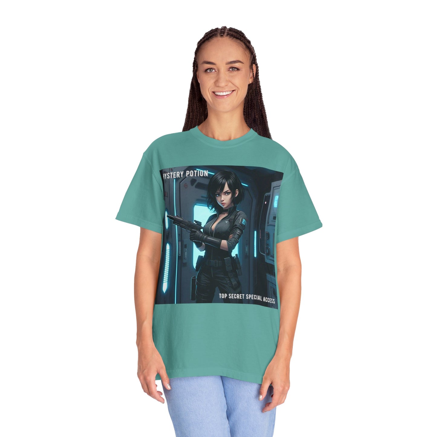 Mystery Potion Graphic Tee, Gamer T-Shirt, Unisex Clothing, Casual Wear, Birthday Gift, Top Secret Access Shirt