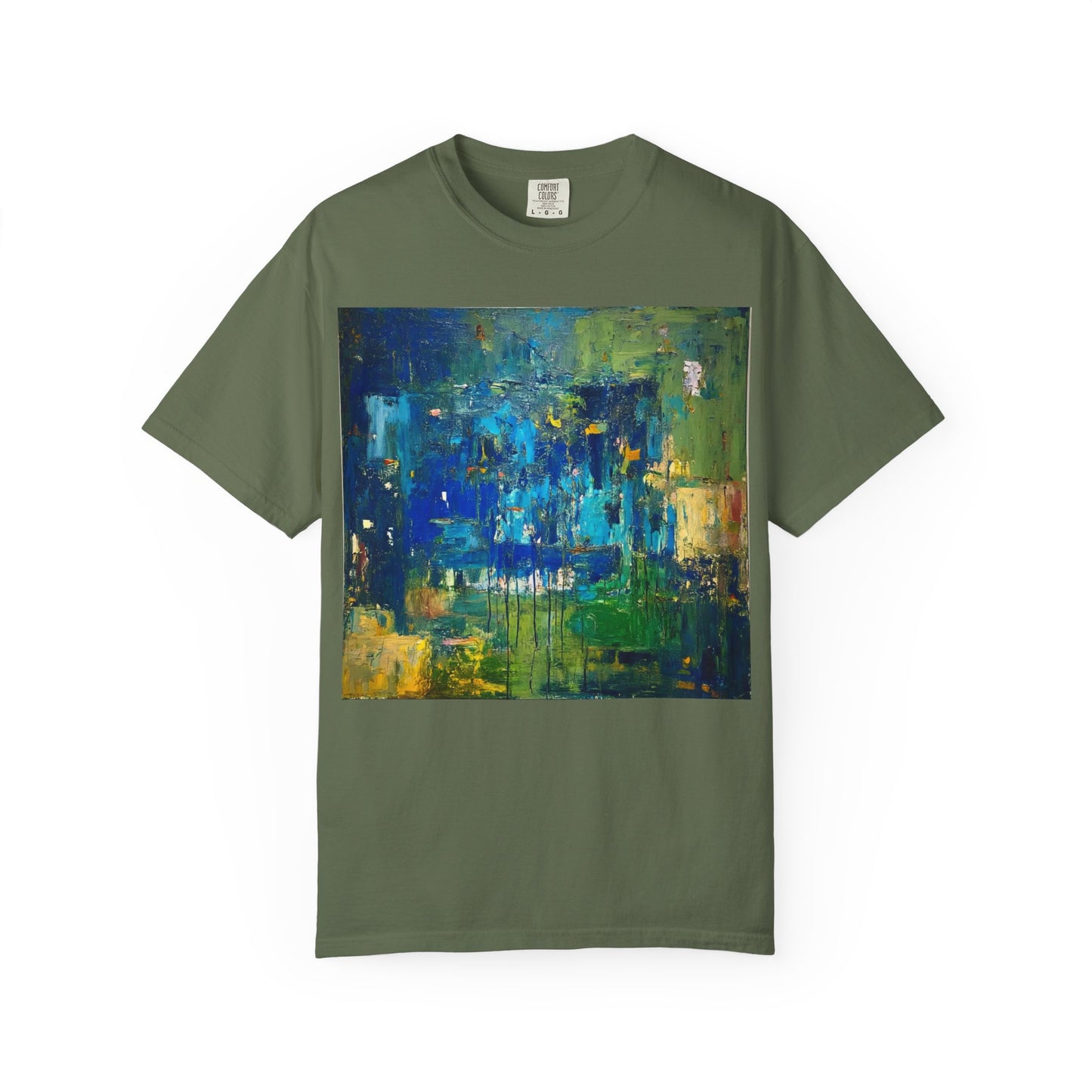 Artistic Unisex T-Shirt, Colorful Abstract Tee, Casual Wear, Gift for Art Lovers, Summer Essential, Unique Graphic Shirt