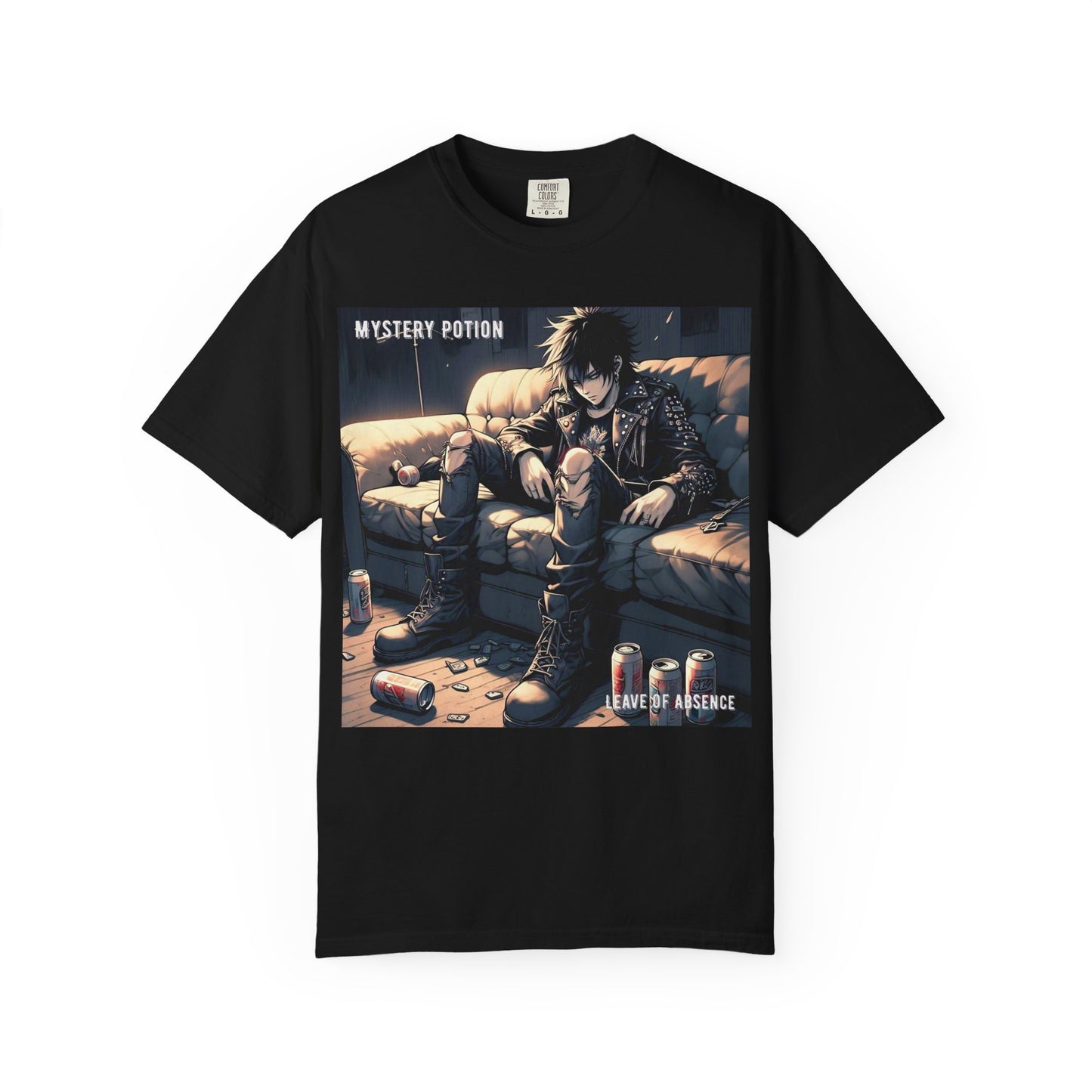'Leave of Absence' by Mystery Potion Graphic T-Shirt, Unisex Casual Tee, Anime Merchandise, Gift for Fans, Streetwear Style