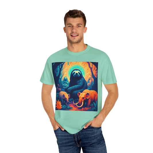 Vibrant Wildlife T-Shirt - Unisex Garment-Dyed Tee, Nature Lover Gift, Animal Art Shirt, Eco-Friendly Fashion, Summer Essentials