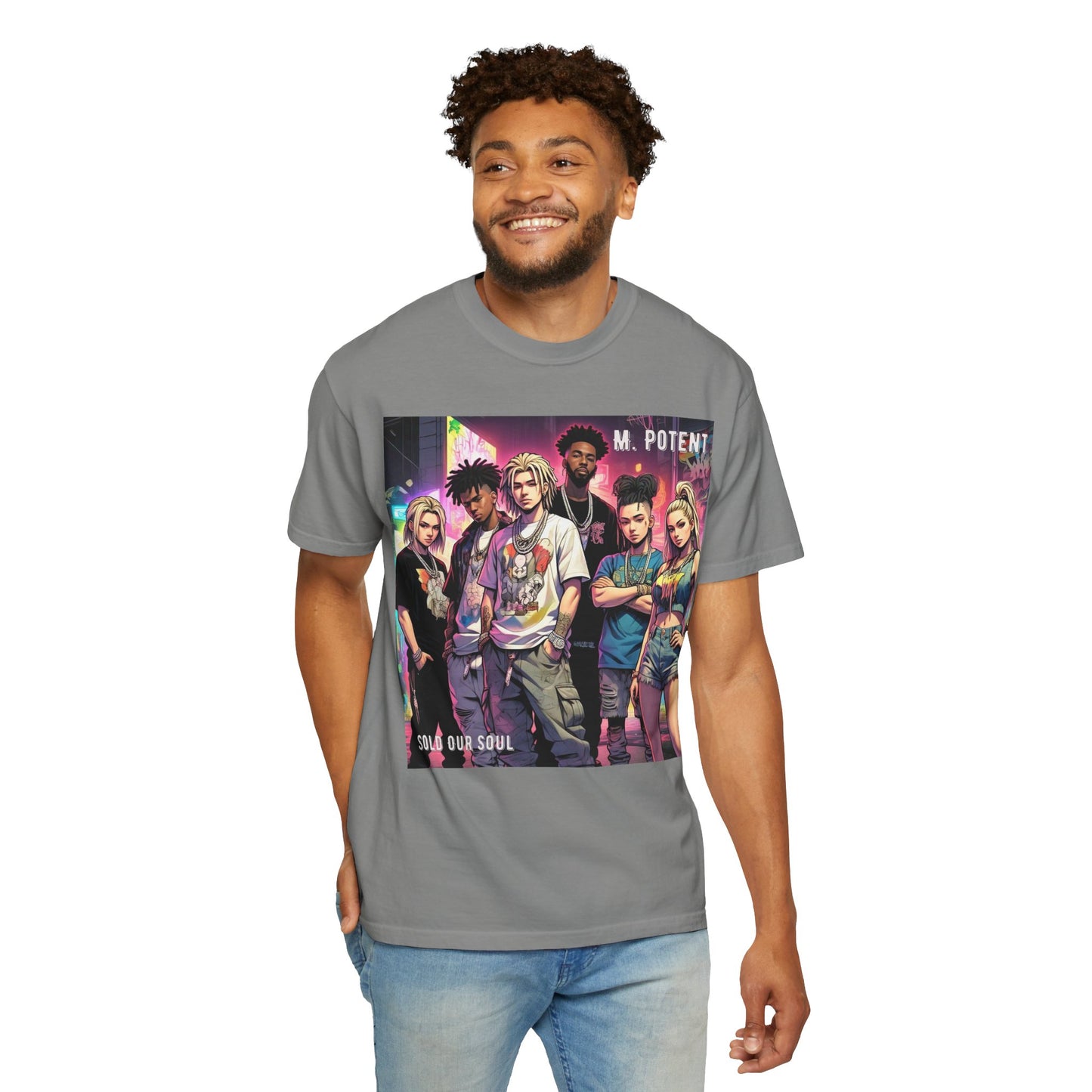 'Sold Our Soul' by M. Potent, Hip Hop Graphic Tee, Streetwear T-Shirt, Unisex Casual Tee, Music-Inspired Shirt, Gifts for Music Lovers, Trendy Fashion Top