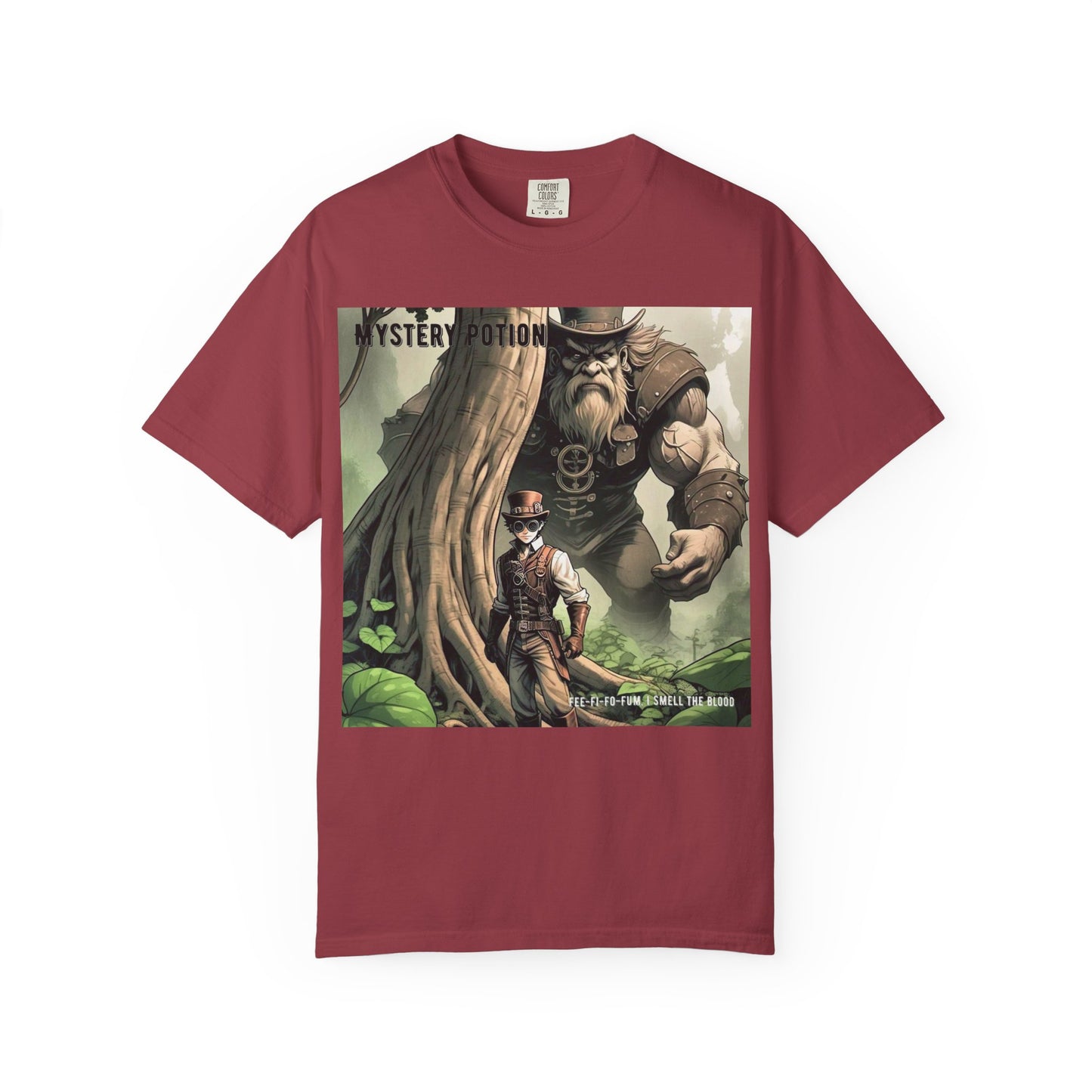 Mystery Potion Adventure T-Shirt, Fantasy Shirt, Unisex Graphic Tee, Gamer Gift, Nature Lover Gift, Cool T-Shirt for Events