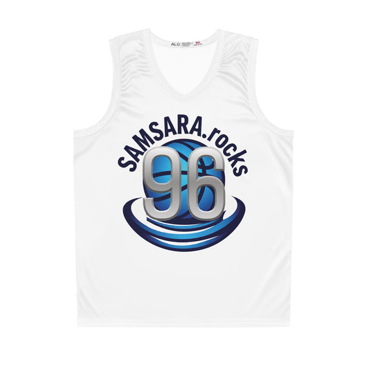 Stylish SAMSARA.rocks Basketball Jersey, Sportswear, Athletic Apparel, Unique Gift for Basketball Lovers, Jersey for Team Spirit, Gym Outfit